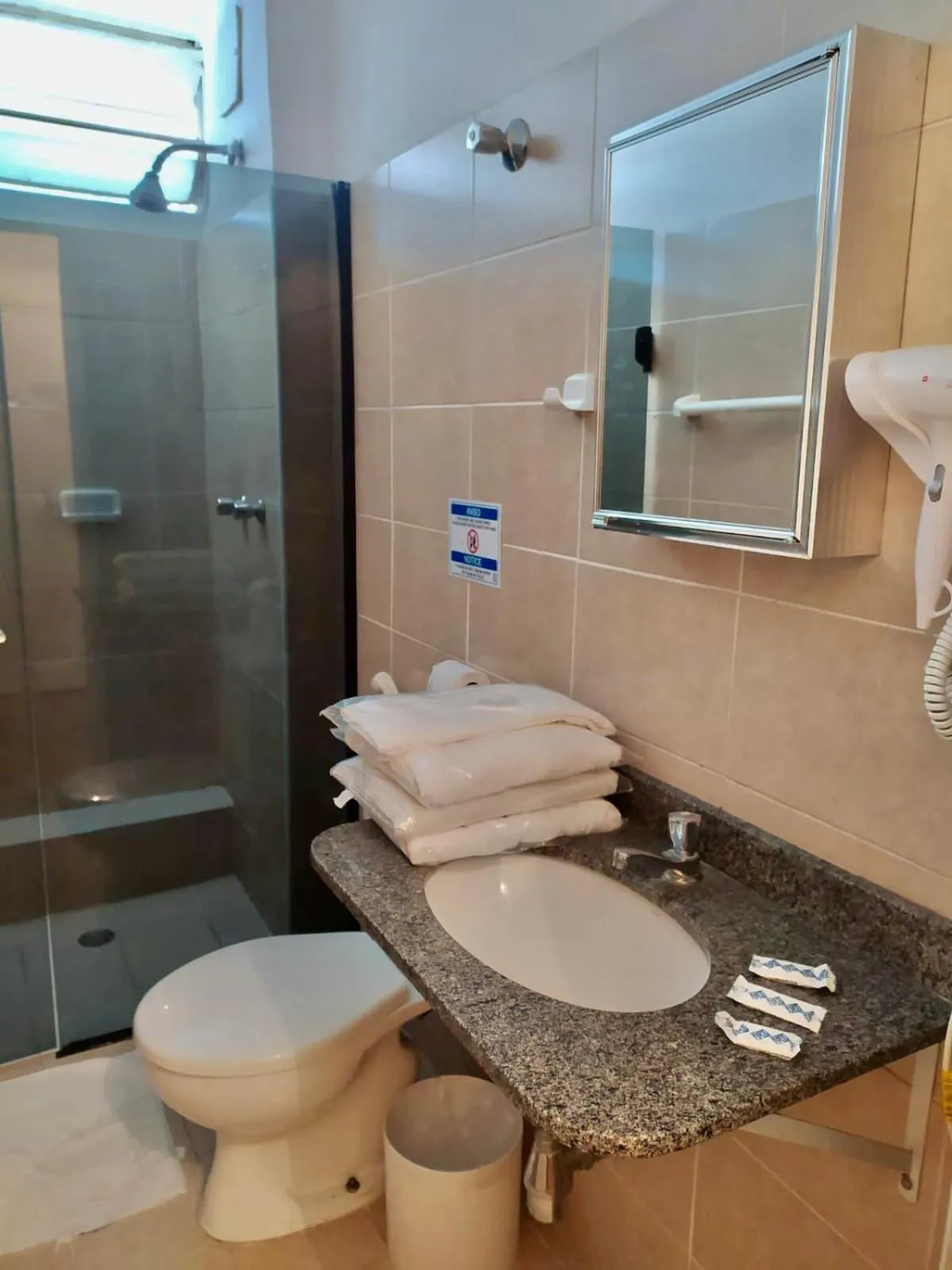 Shower in Dublin Hotel