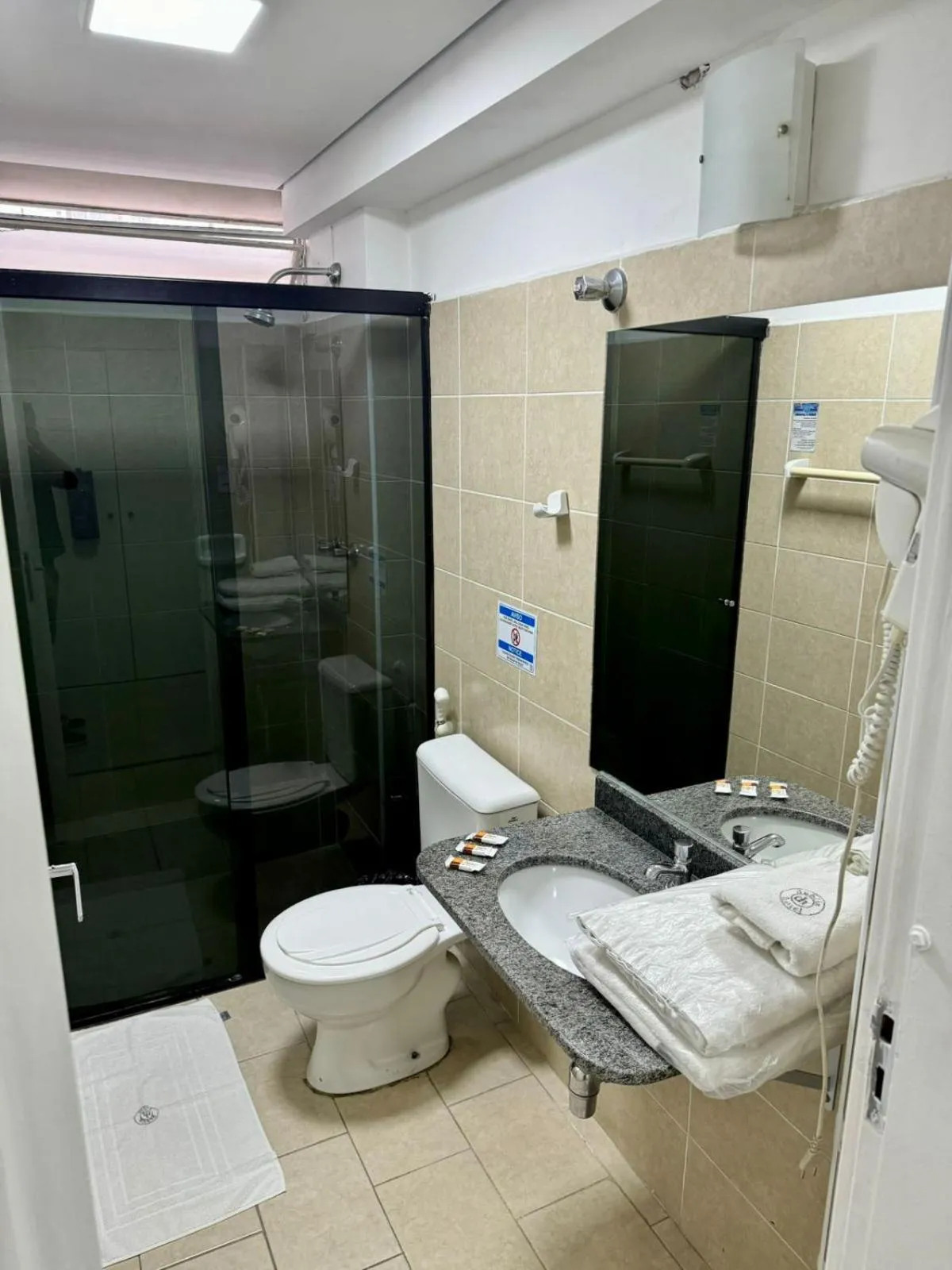 Shower in Dublin Hotel