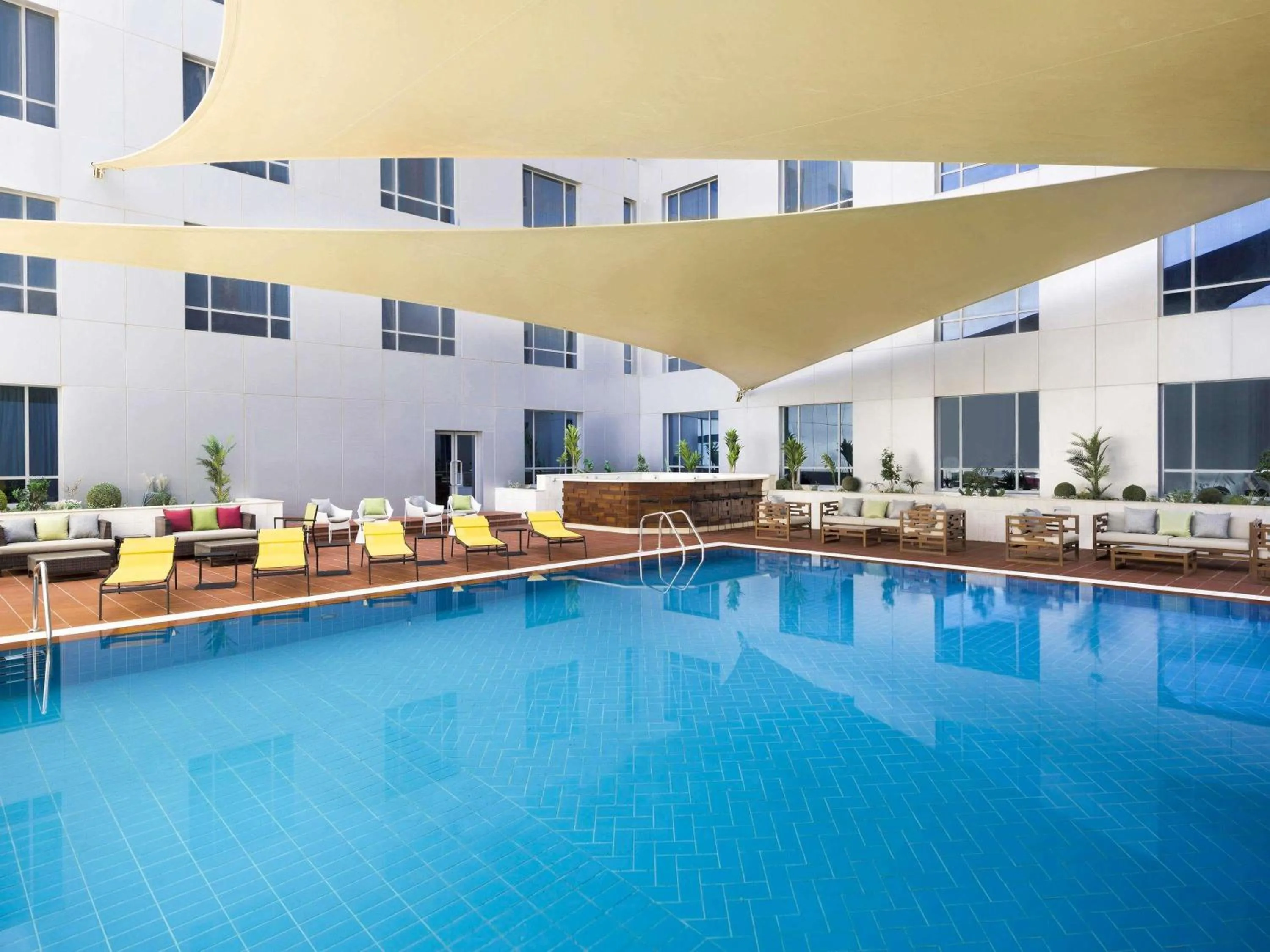 Pool view in Adagio Jeddah City Center