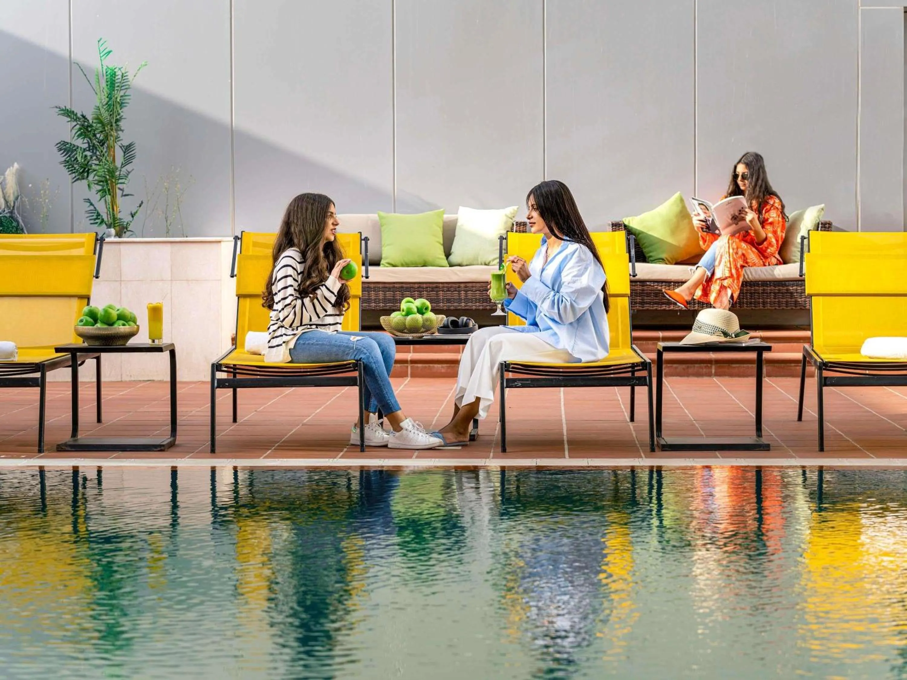 Pool view in Adagio Jeddah City Center