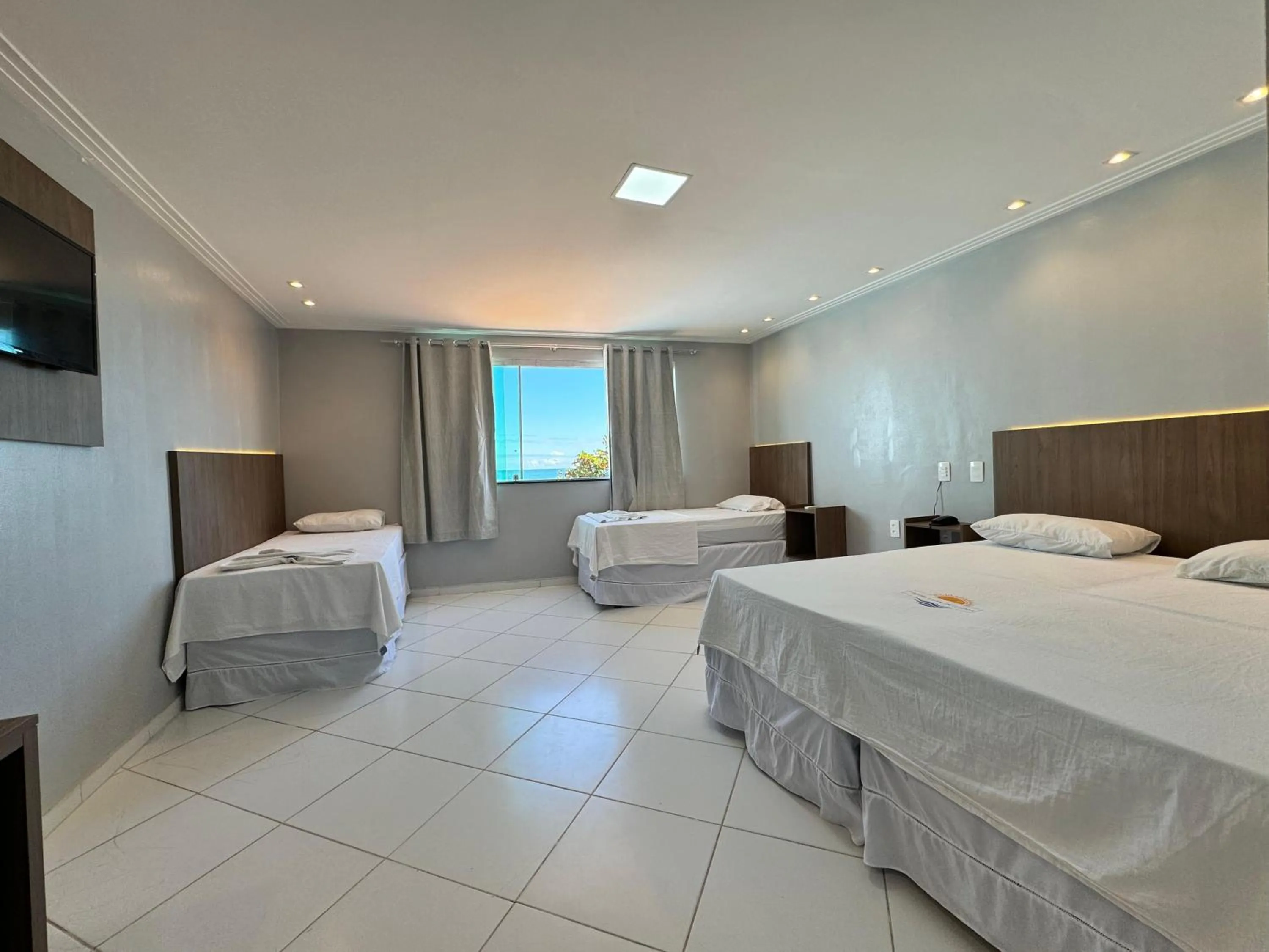 Bed in Hotel Luar de Itapua