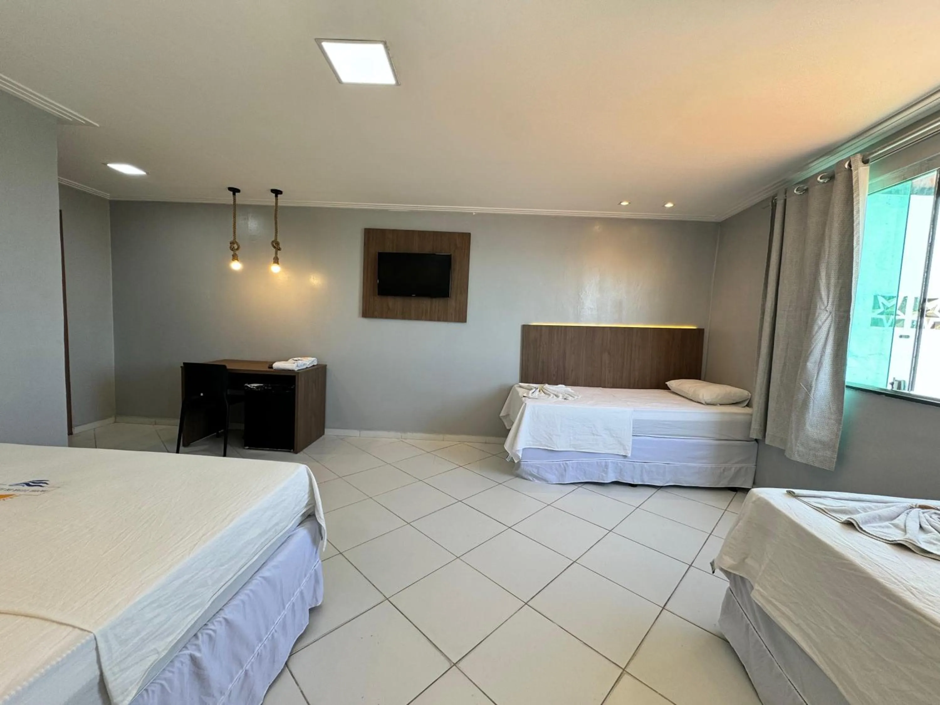 TV and multimedia, Bed in Hotel Luar de Itapua