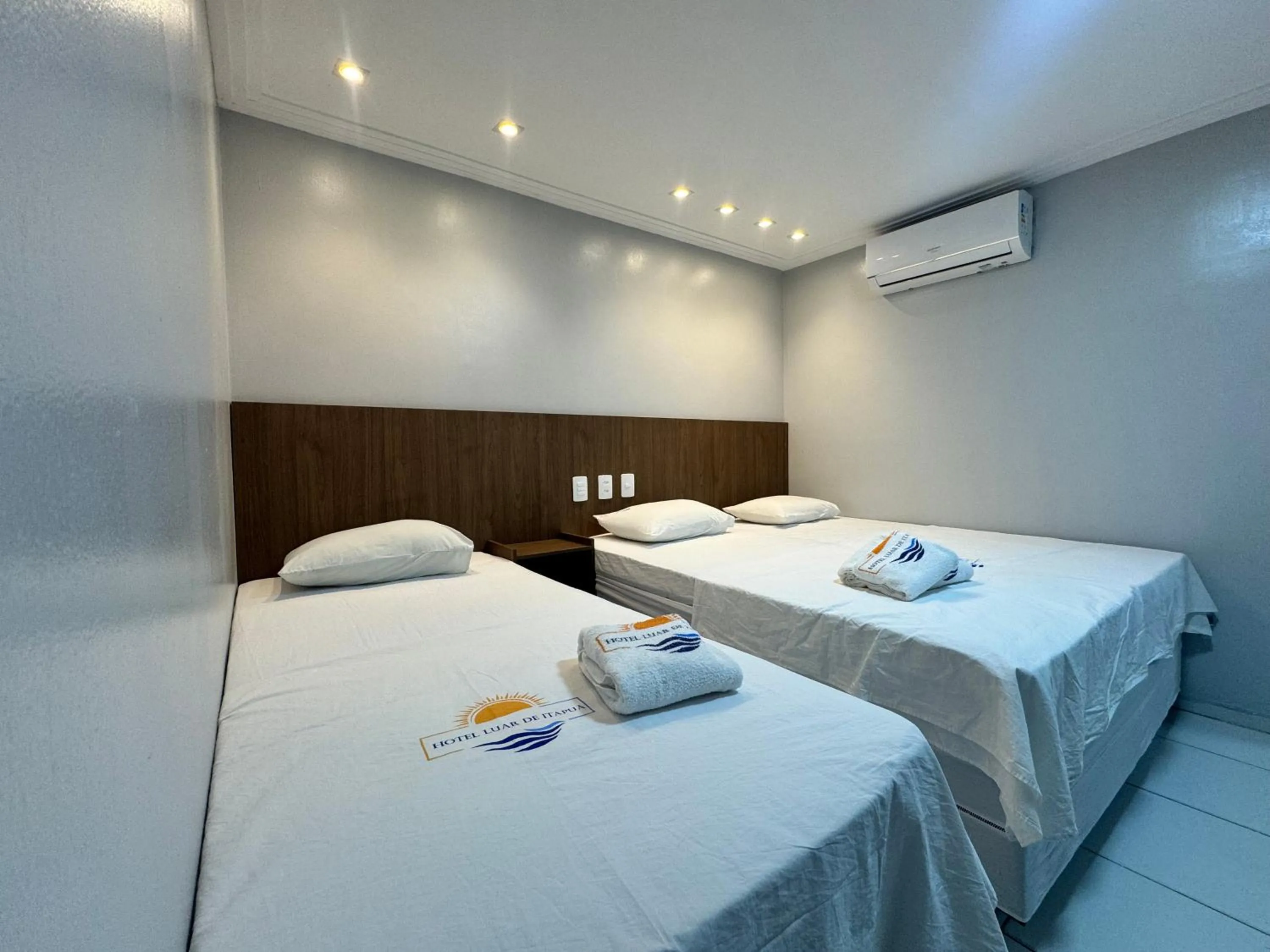 Bed in Hotel Luar de Itapua