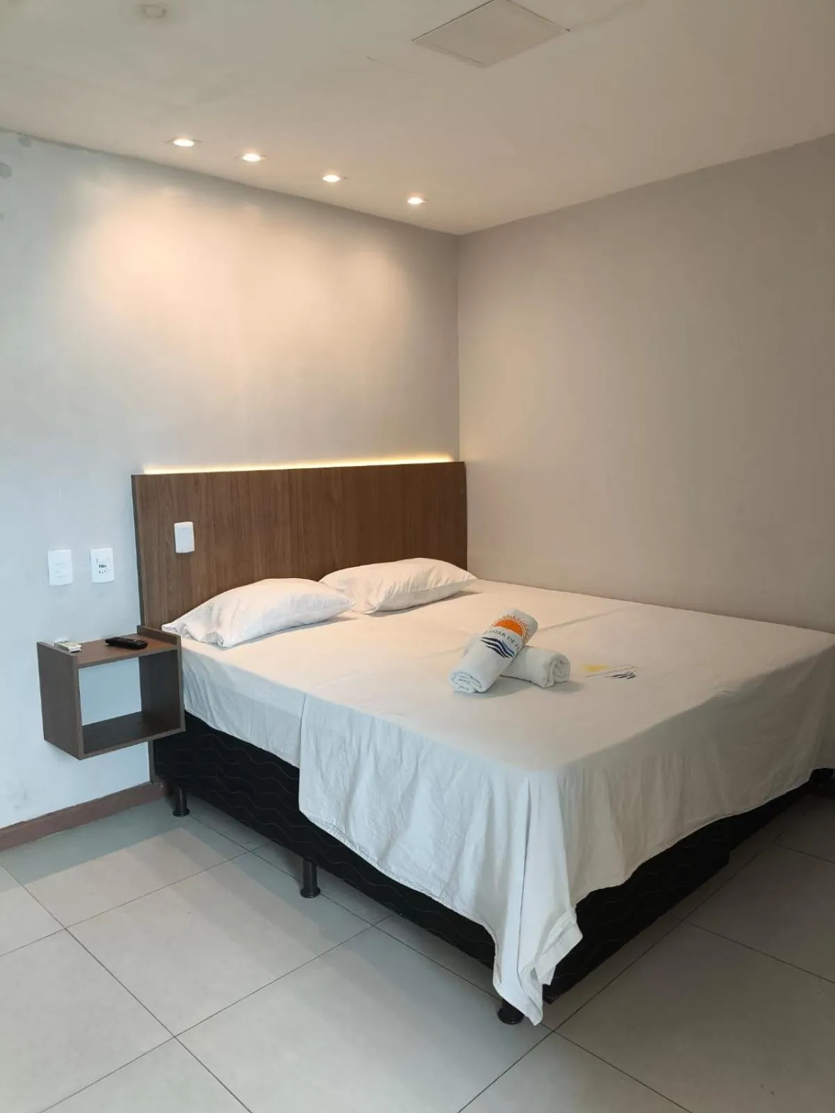 Bed in Hotel Luar de Itapua