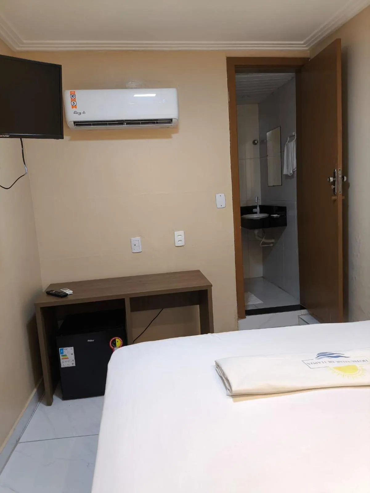 Bed in Hotel Luar de Itapua