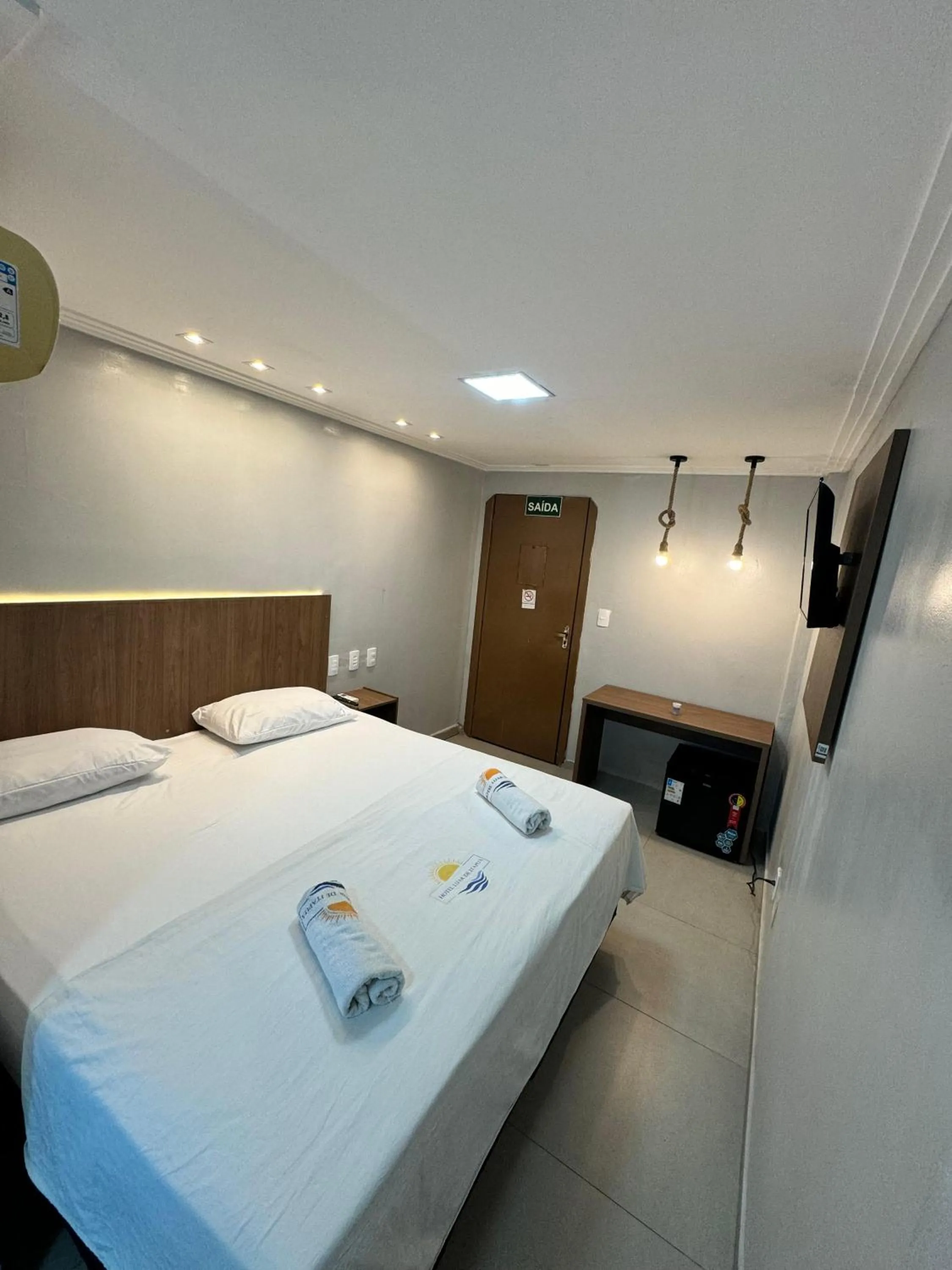 Bed in Hotel Luar de Itapua