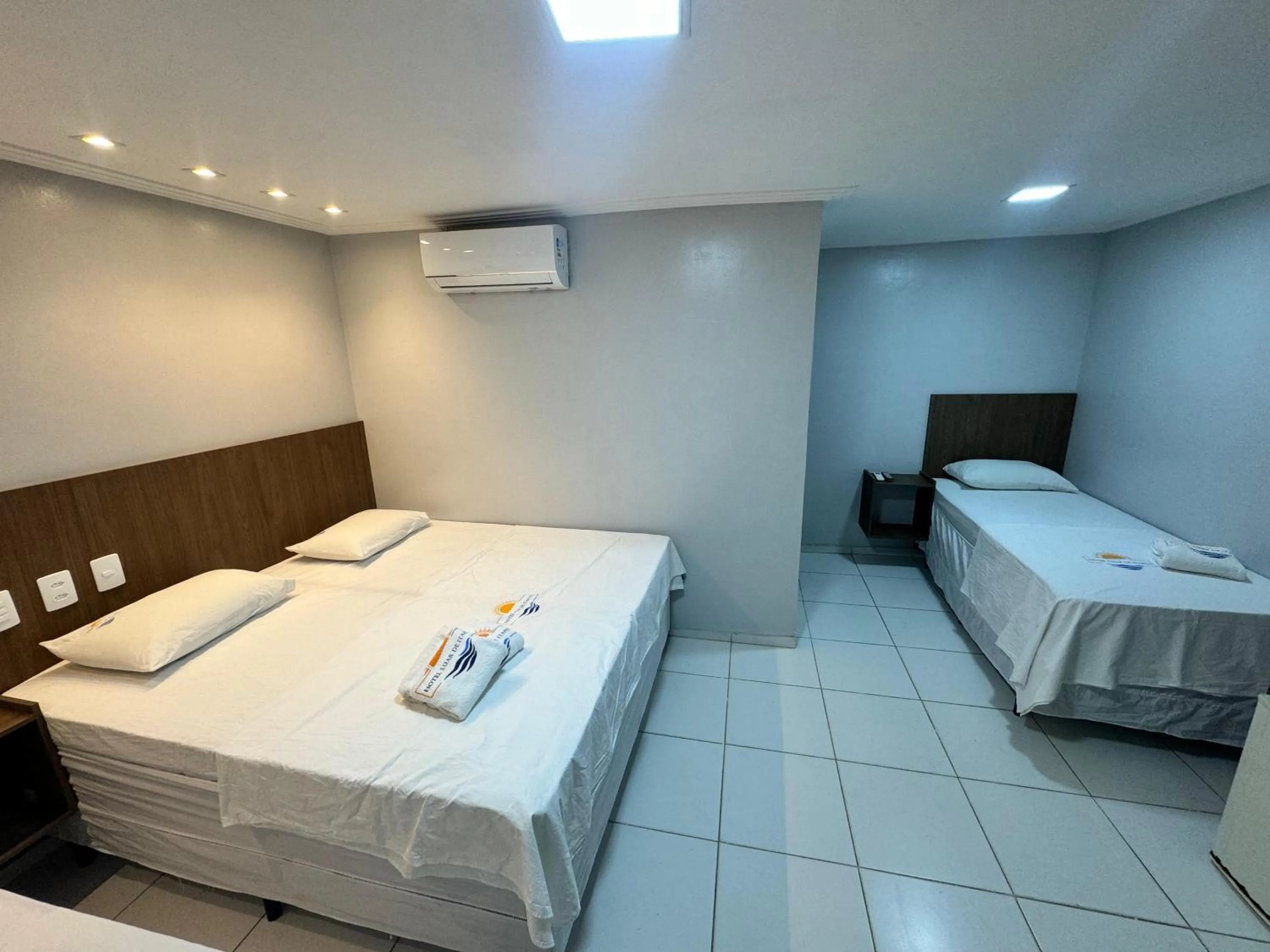 Bed in Hotel Luar de Itapua