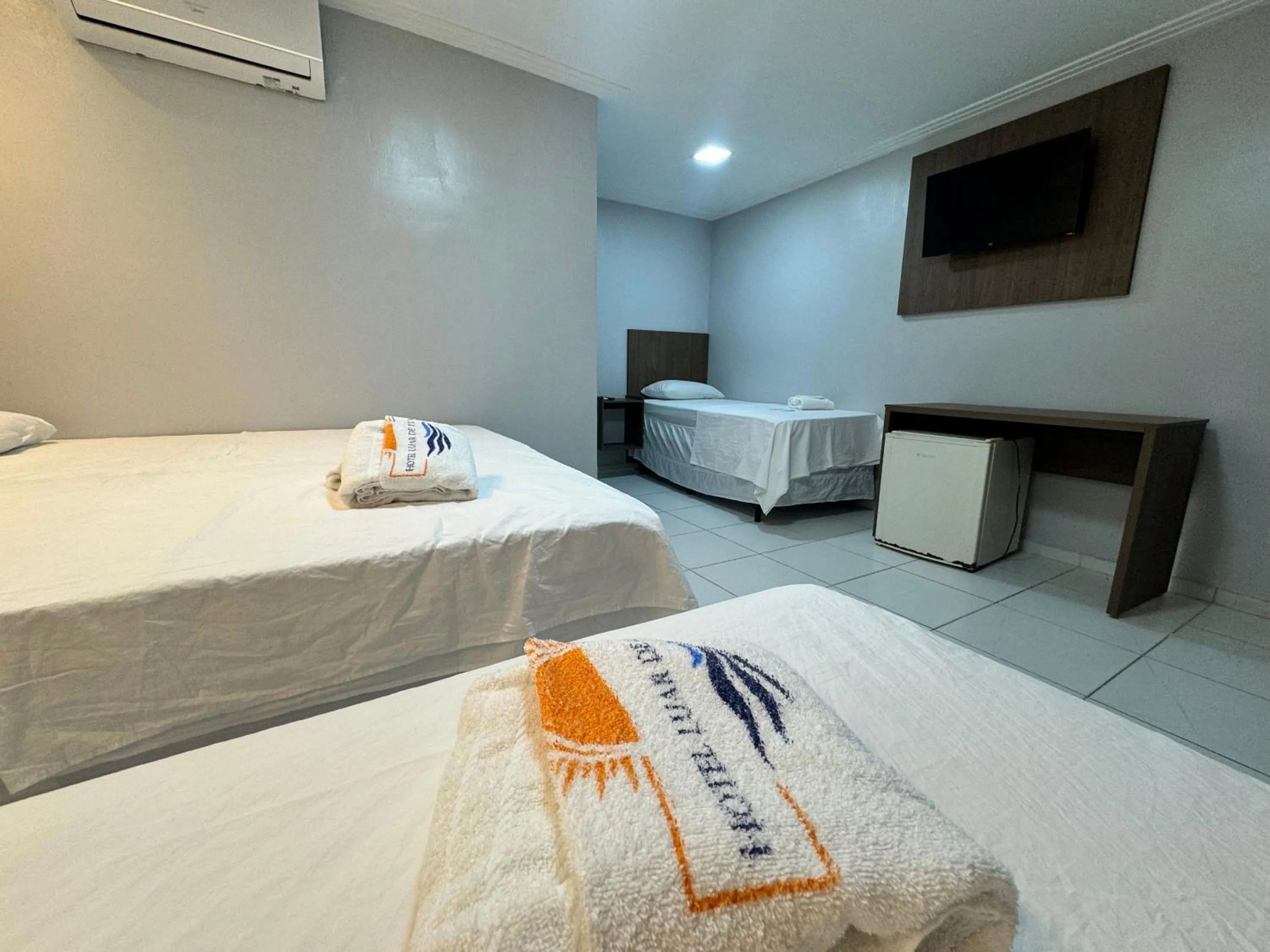 Bed in Hotel Luar de Itapua