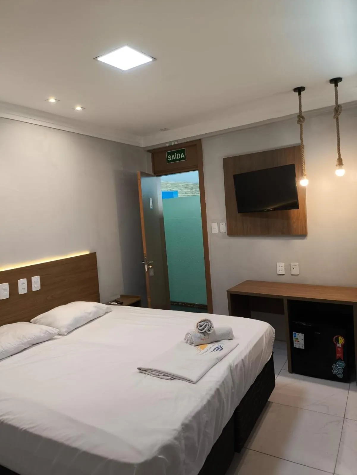 Bed in Hotel Luar de Itapua