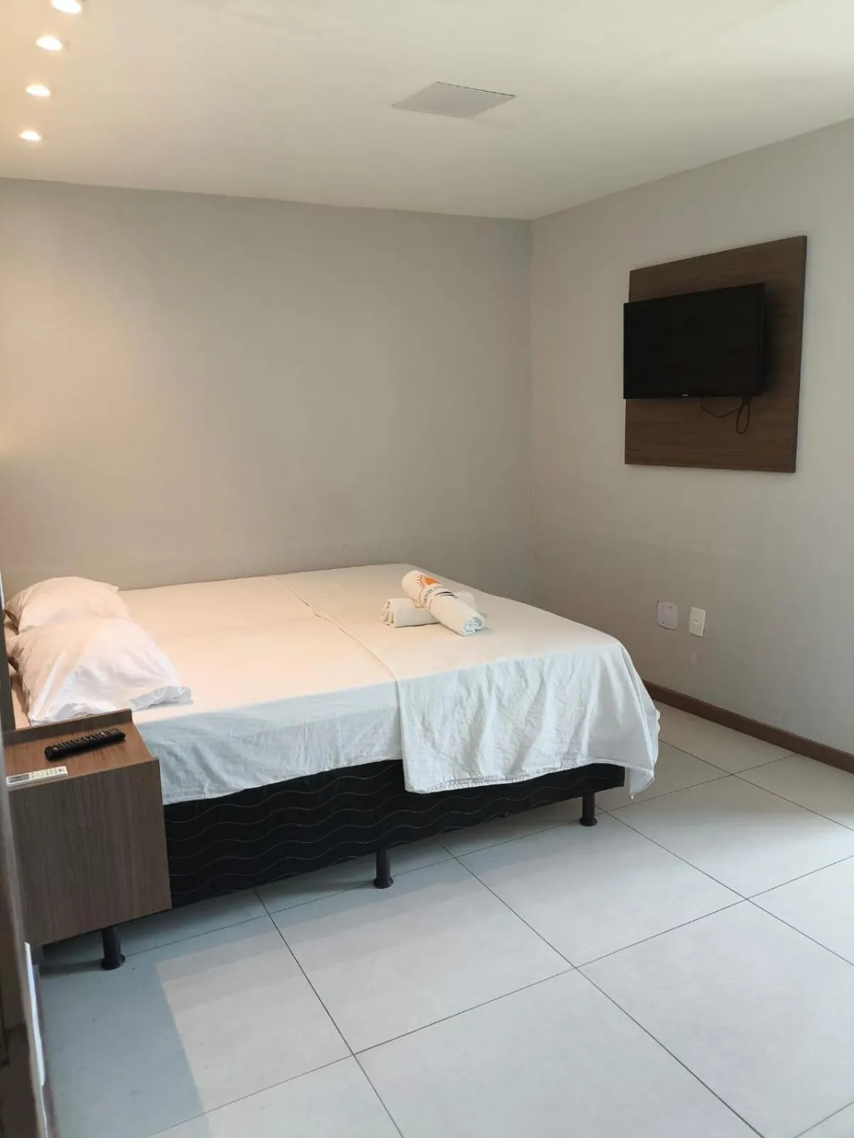 Bed in Hotel Luar de Itapua