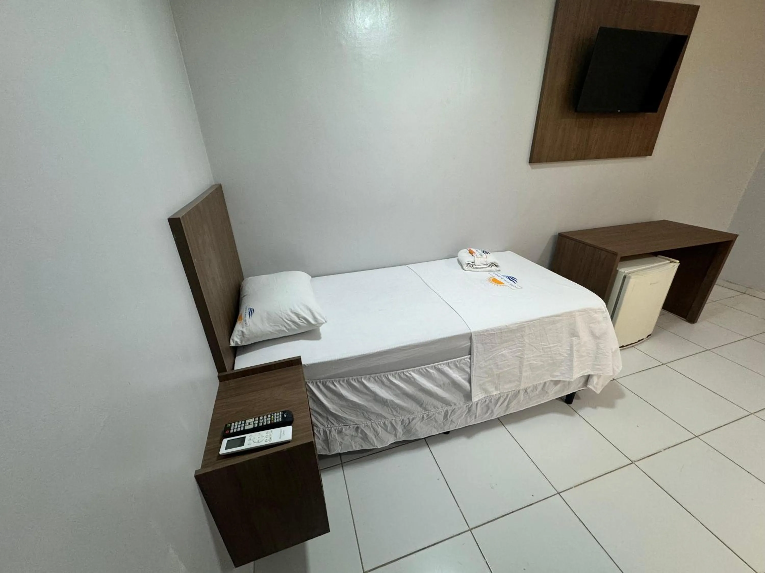 Bed in Hotel Luar de Itapua