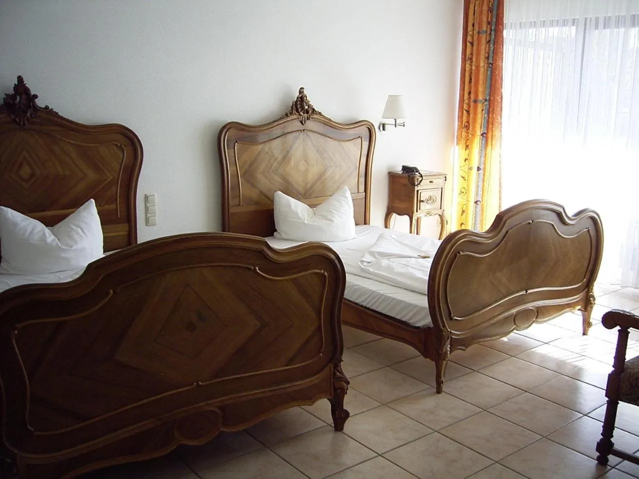 Decorative detail, Bed in Bawelsberger Hof