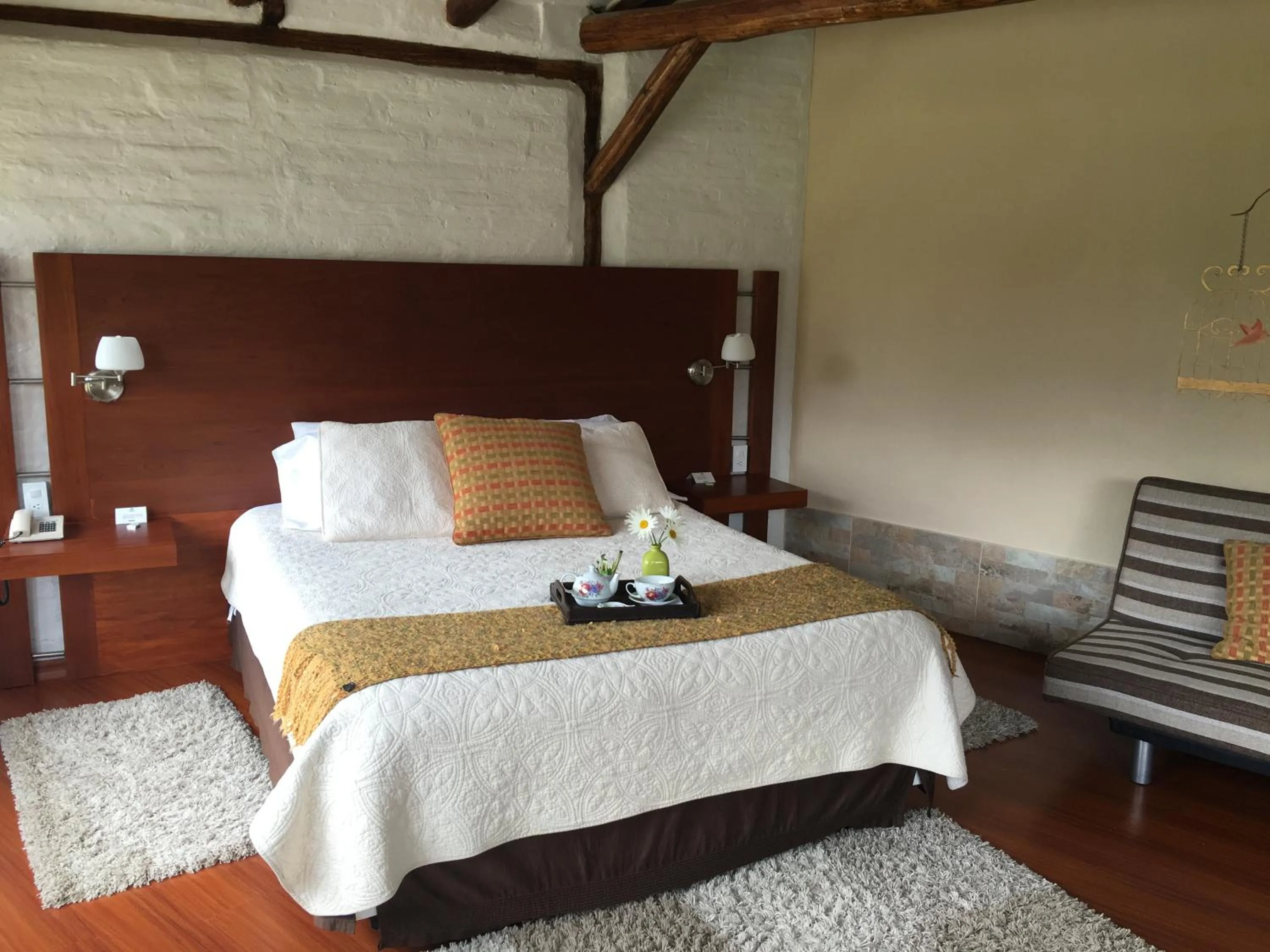 Decorative detail, Bed in Casa d'Campo Tababela Hotel Boutique