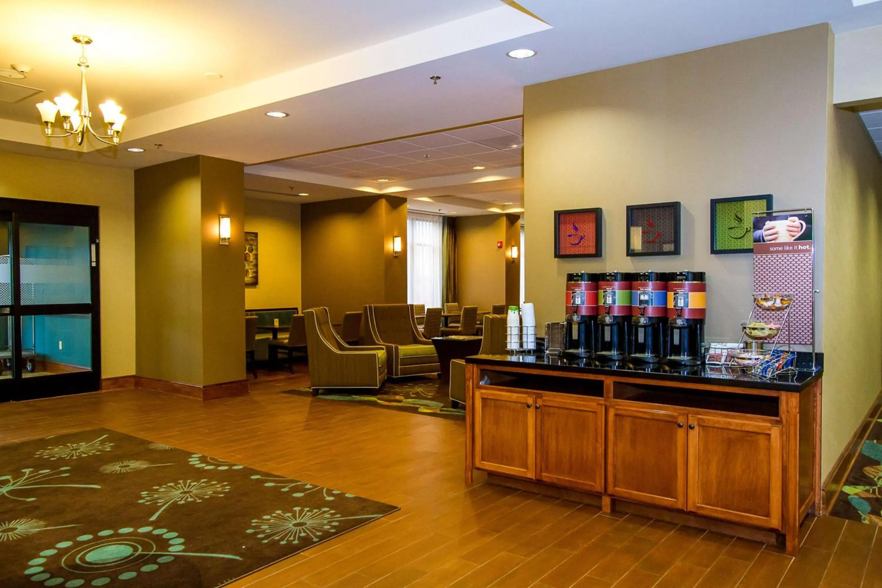 Lobby or reception in Hampton Inn Fayetteville