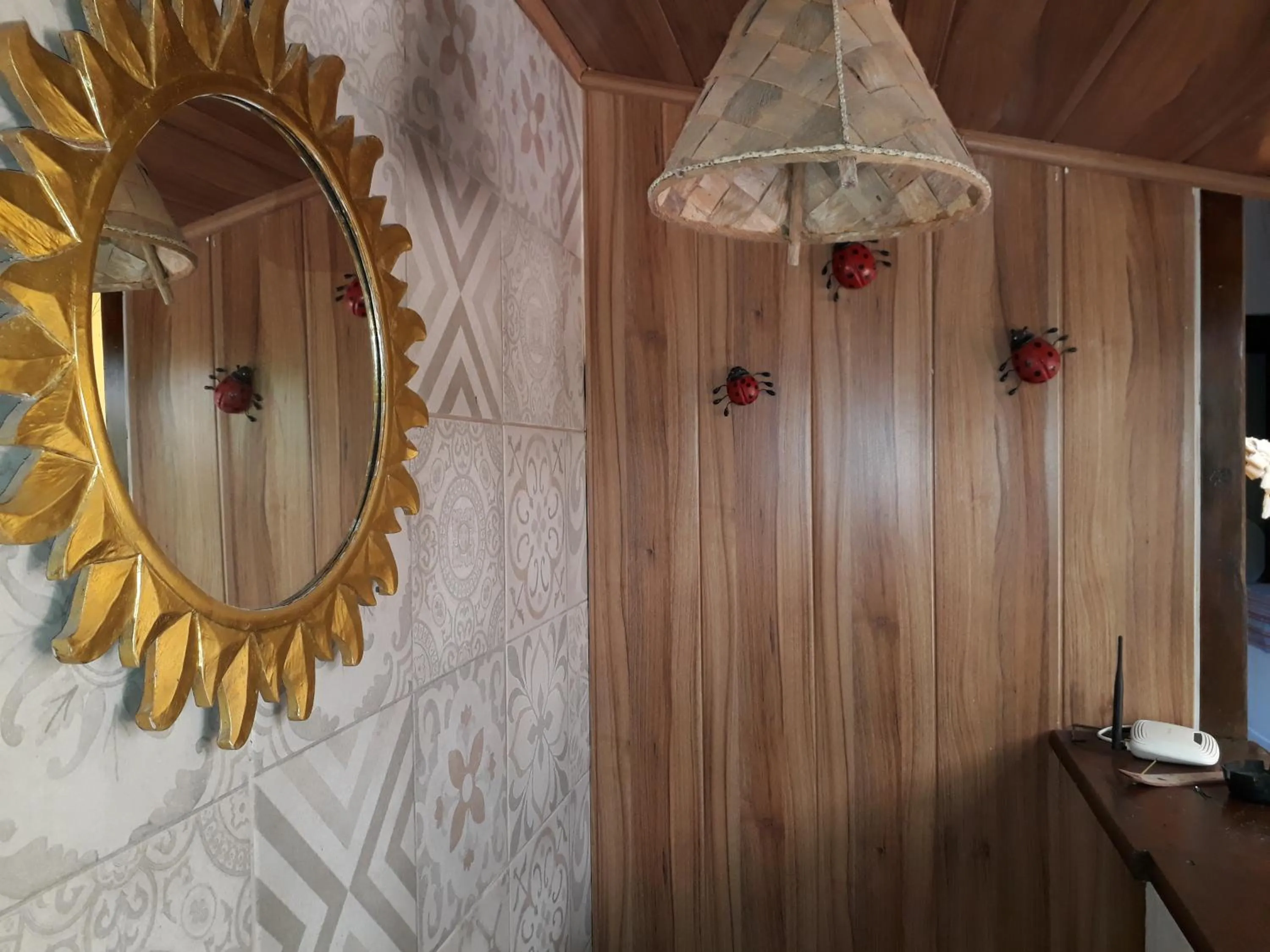 Decorative detail in Pousada Caravelas