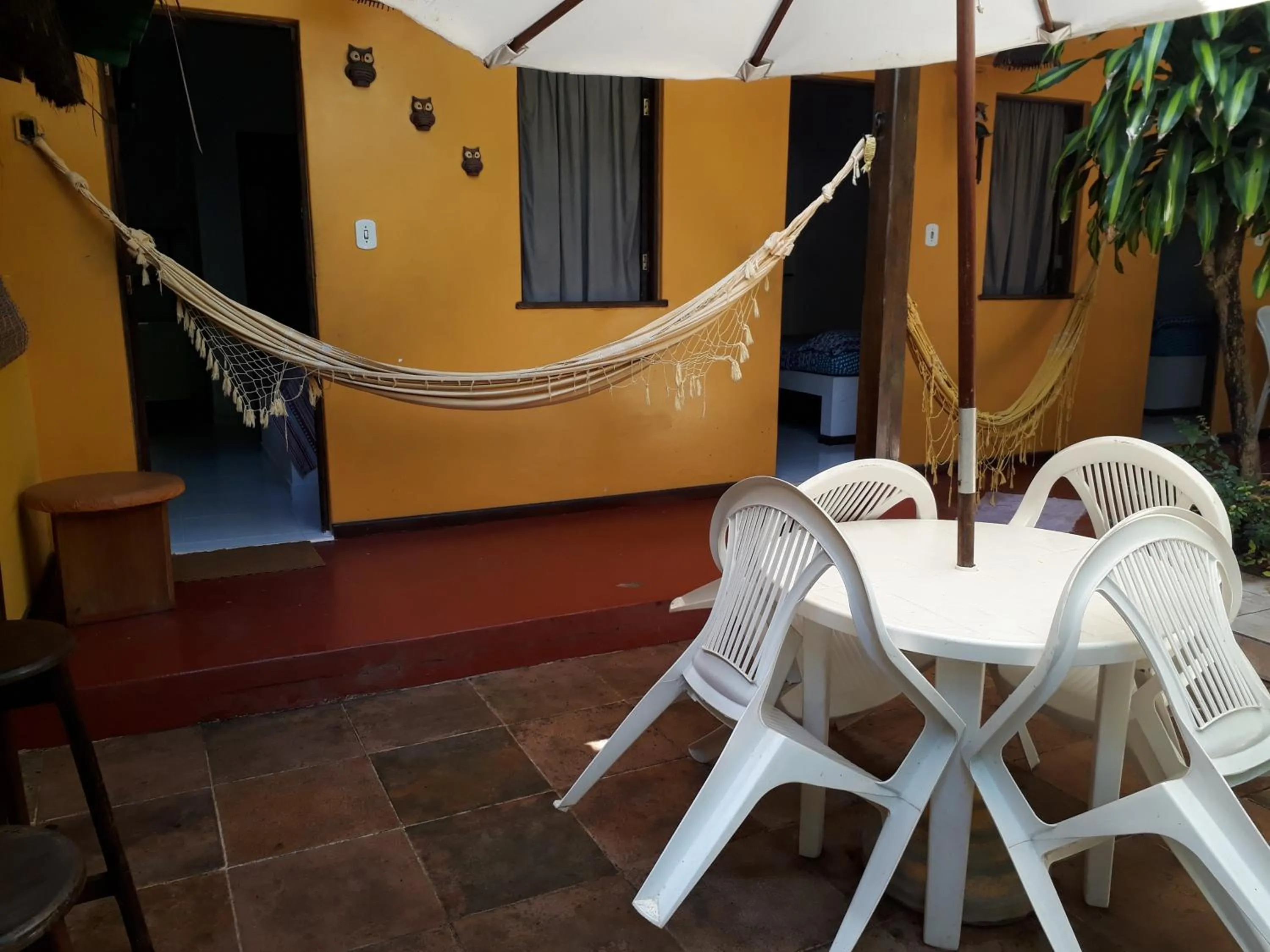 Patio in Pousada Caravelas