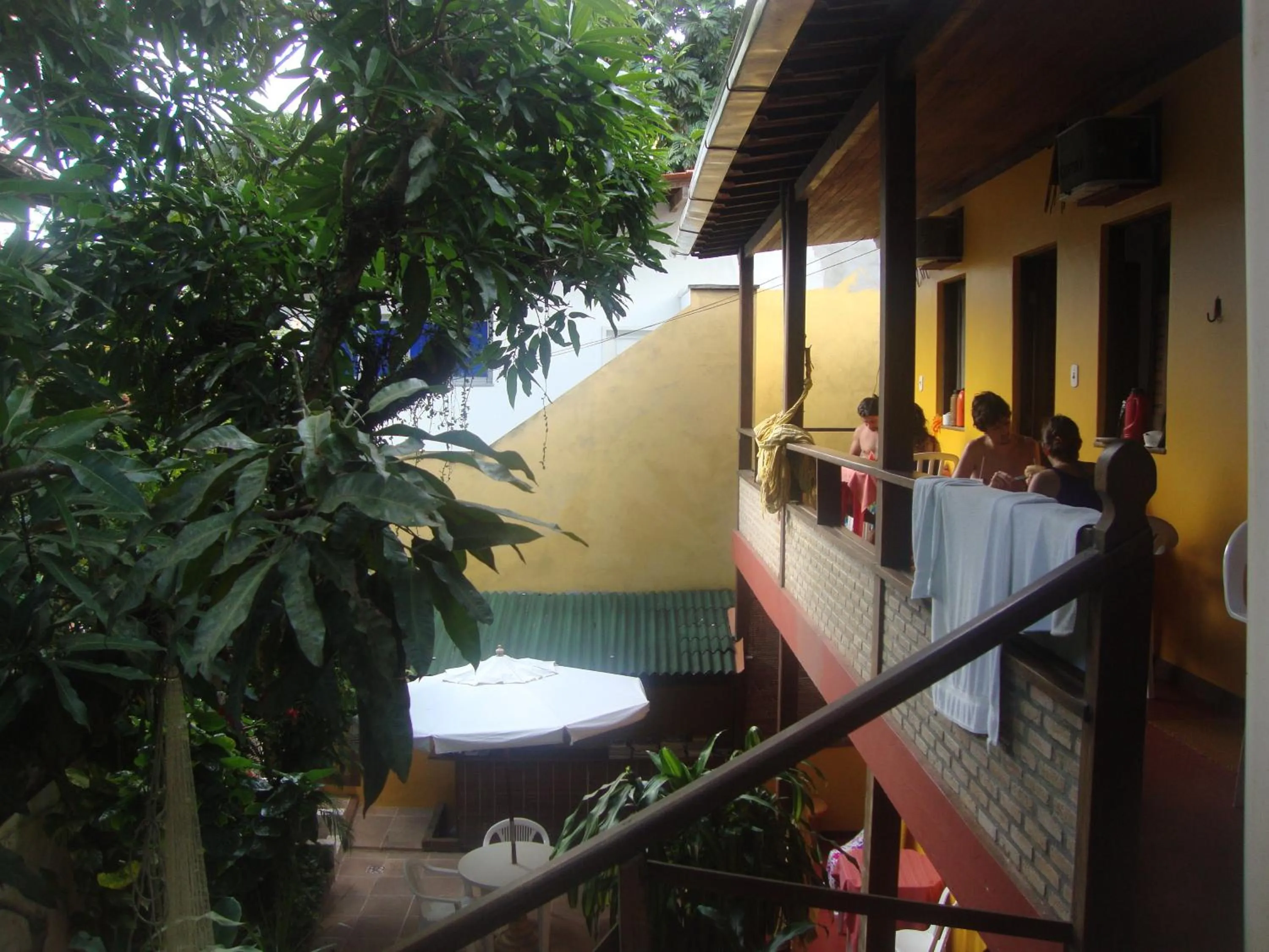 Balcony/Terrace in Pousada Caravelas