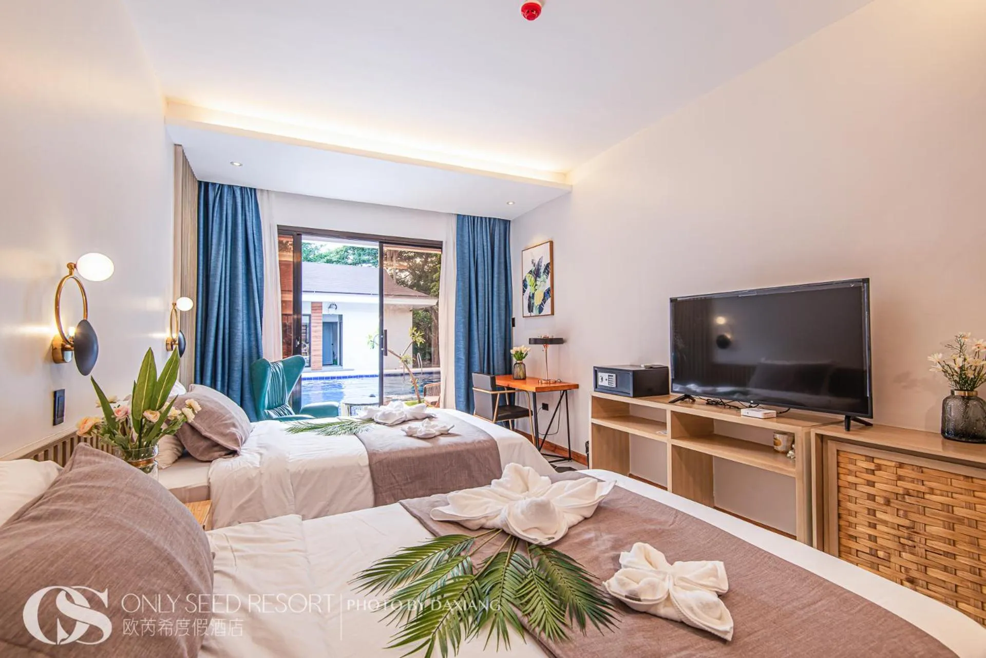 Photo of the whole room, Bed in Only Seed Resort 欧芮希度假酒店