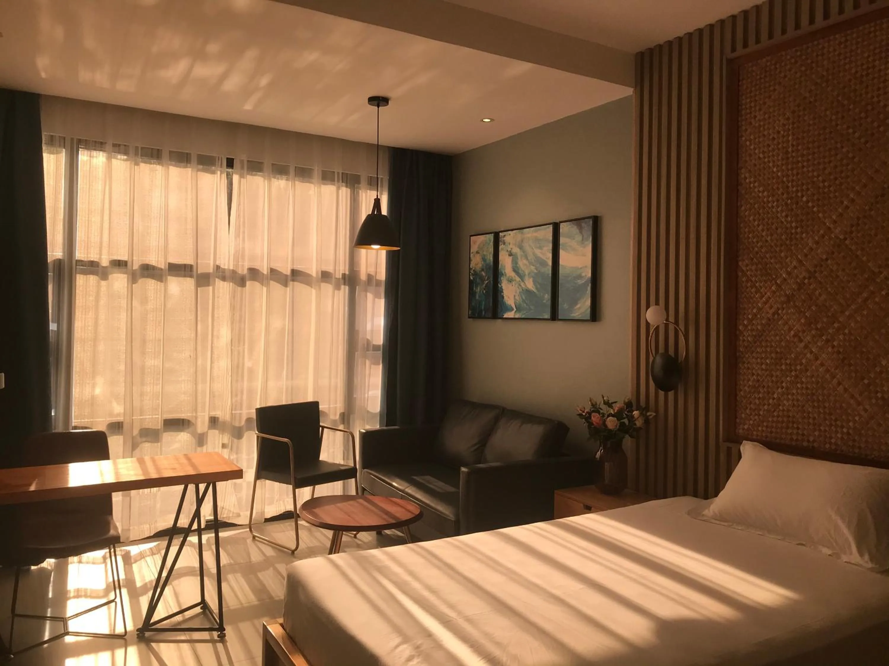 Seating area, Bed in Only Seed Resort 欧芮希度假酒店