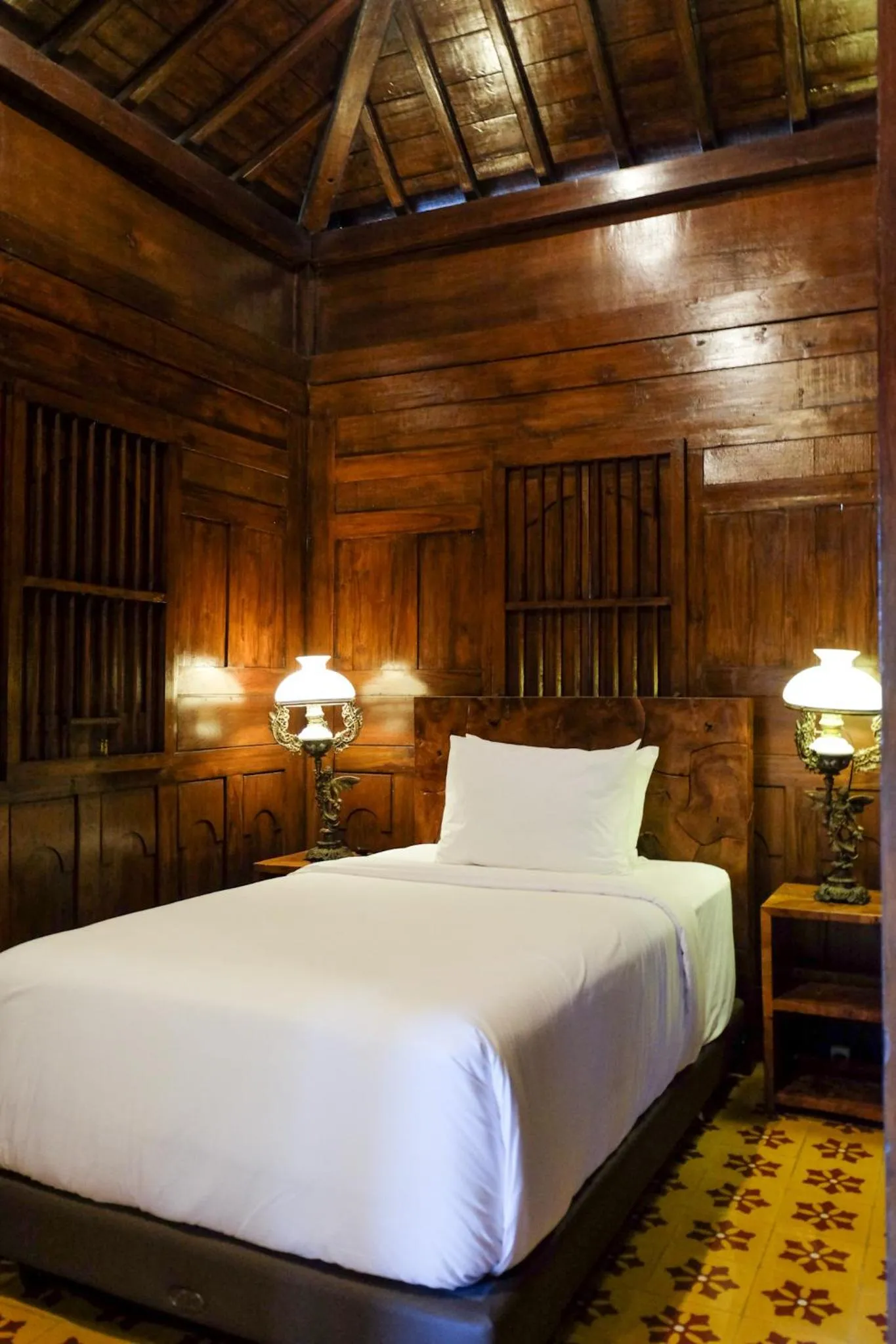 Bed in Bale Devata Resort