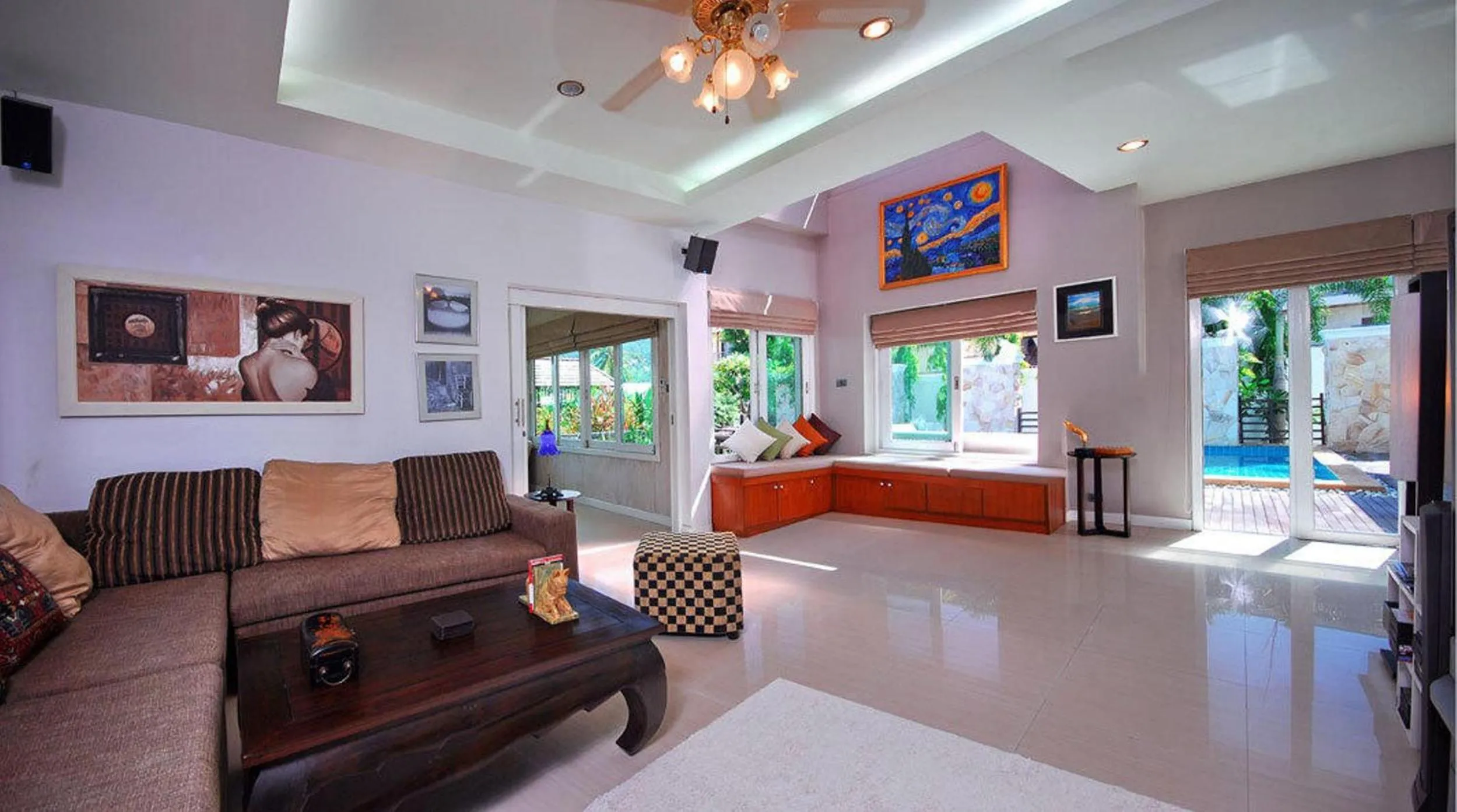 Living room in Paradise Samui Villa - Villa 1