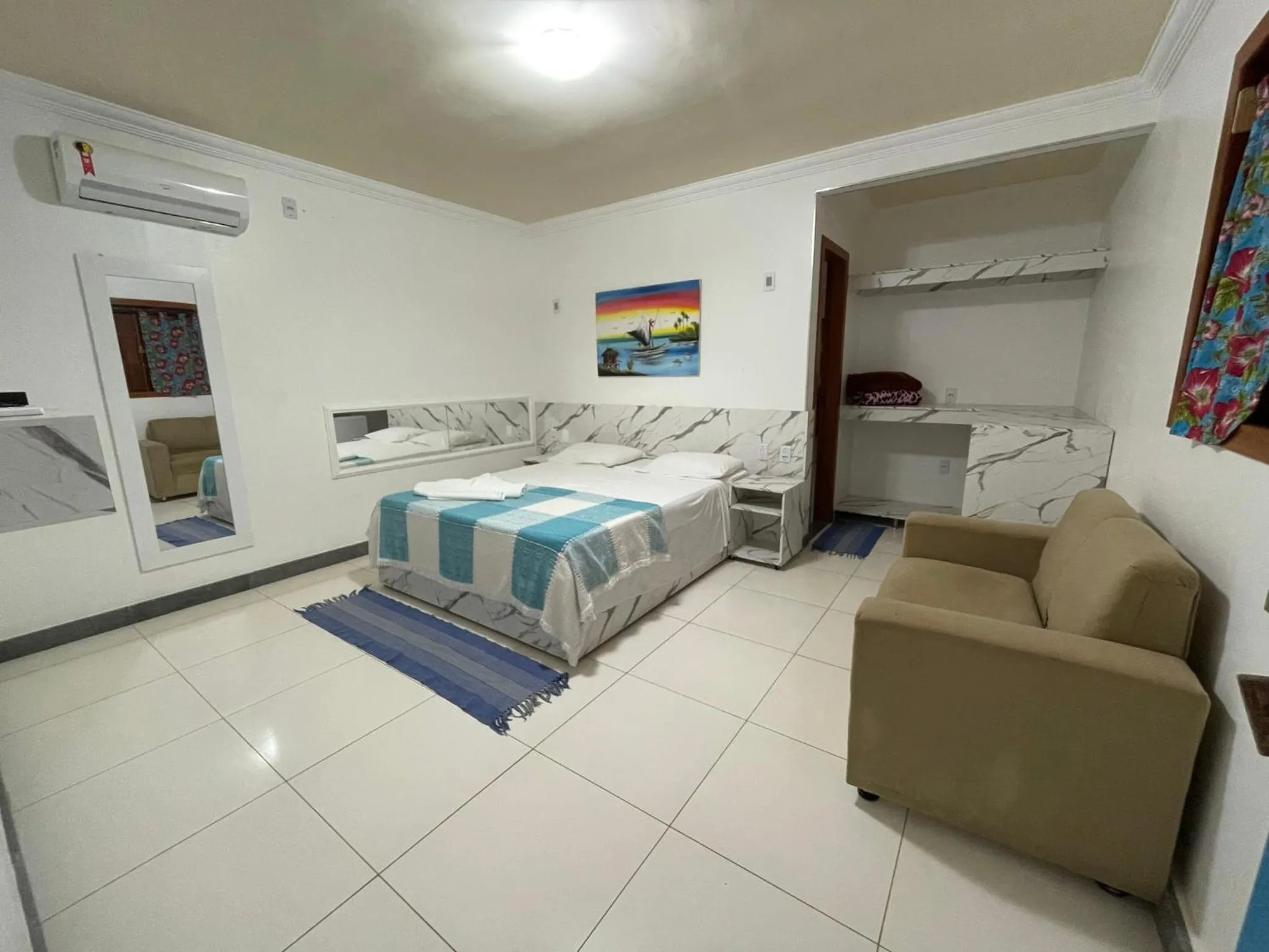 Bed in Pousada Cipó Prata