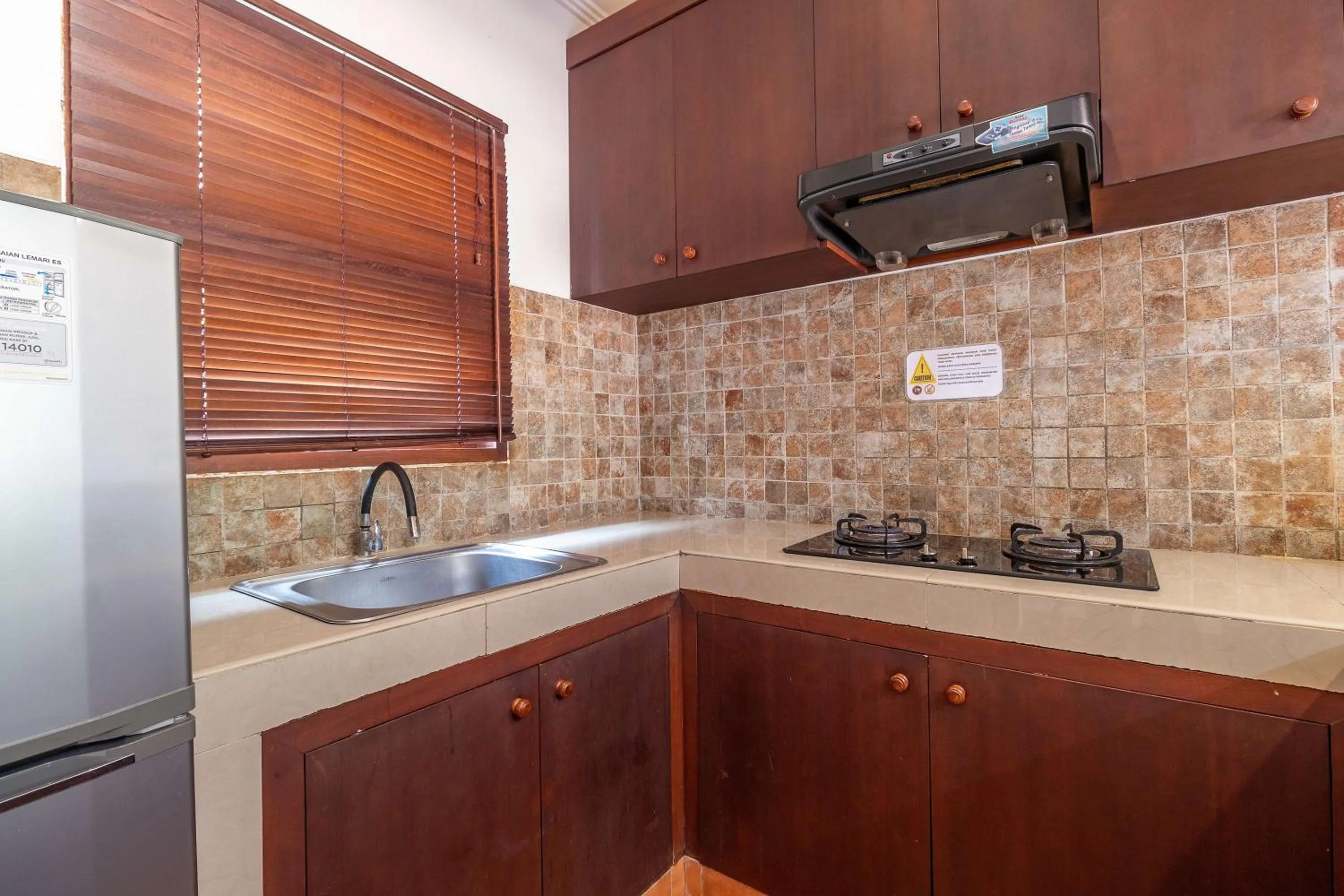 Kitchen or kitchenette in Vidi Boutique Hotel
