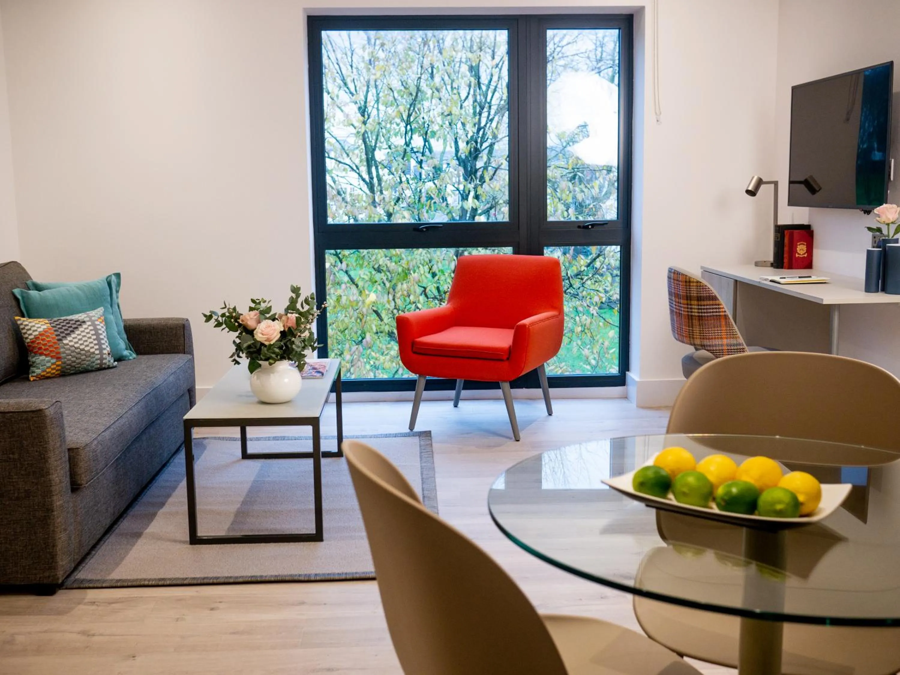 Living room in Q Square by Supercity Aparthotels