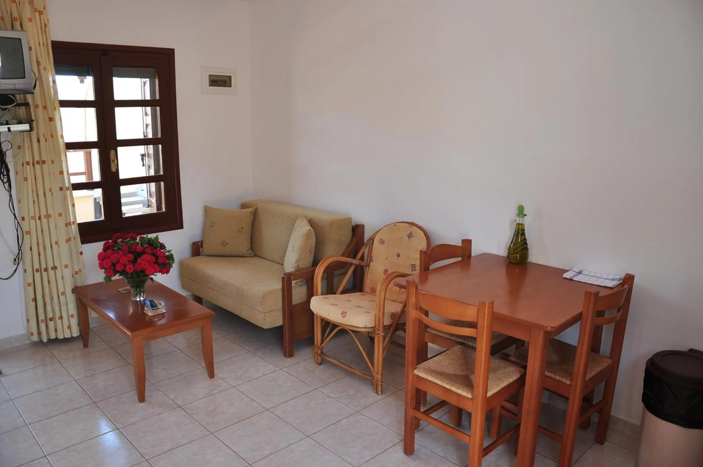 Seating area in Kato Zakros Palace Apartments