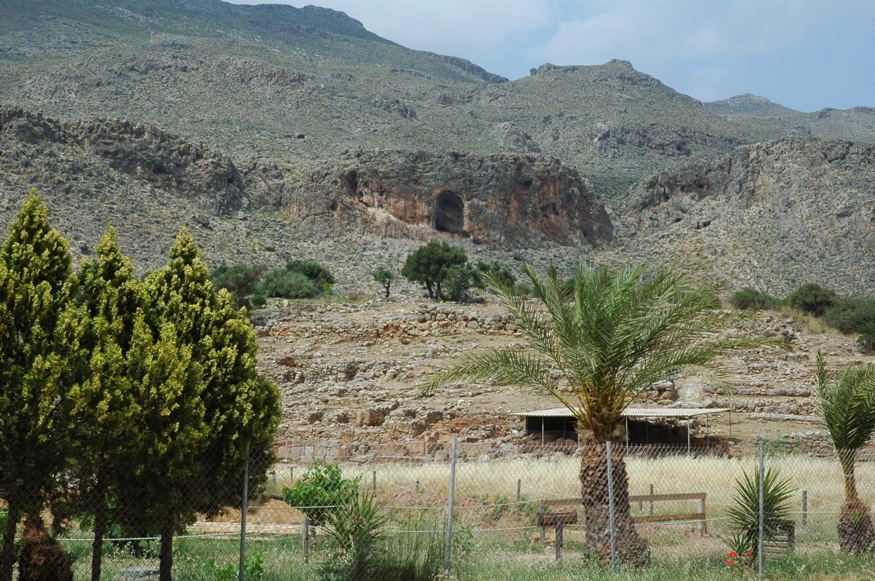 Landmark view in Kato Zakros Palace Apartments