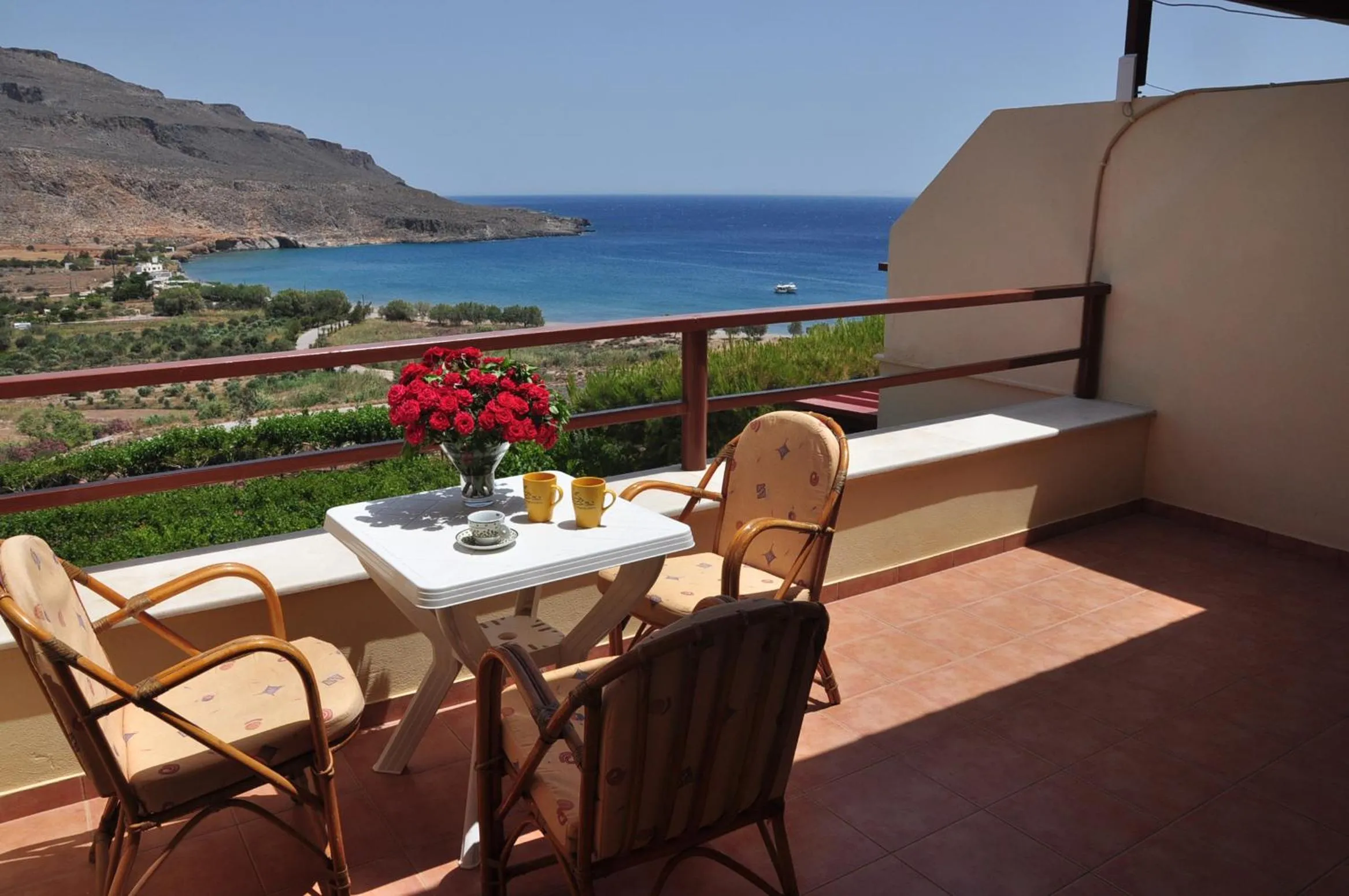 Balcony/Terrace in Kato Zakros Palace Apartments