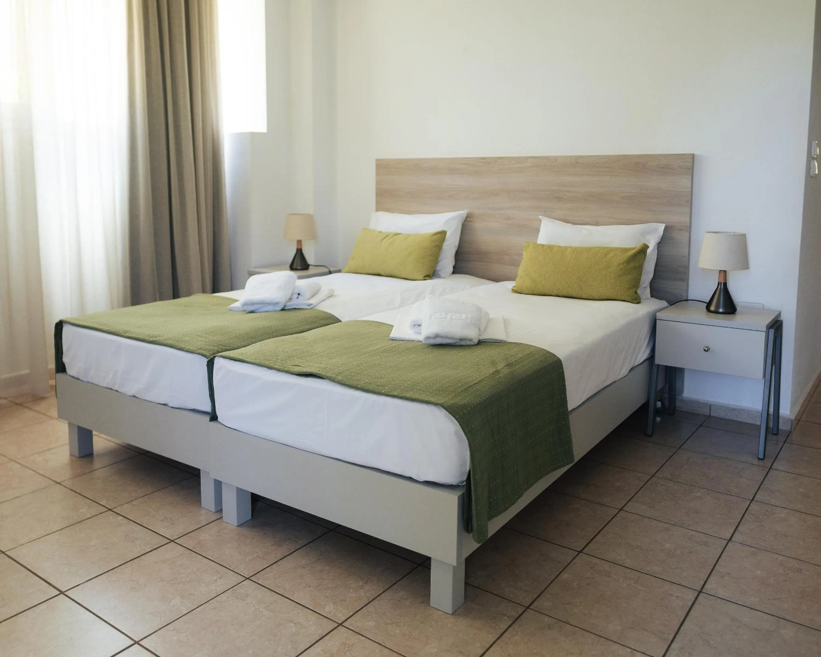 Bed in Ilian Beach & Apartments