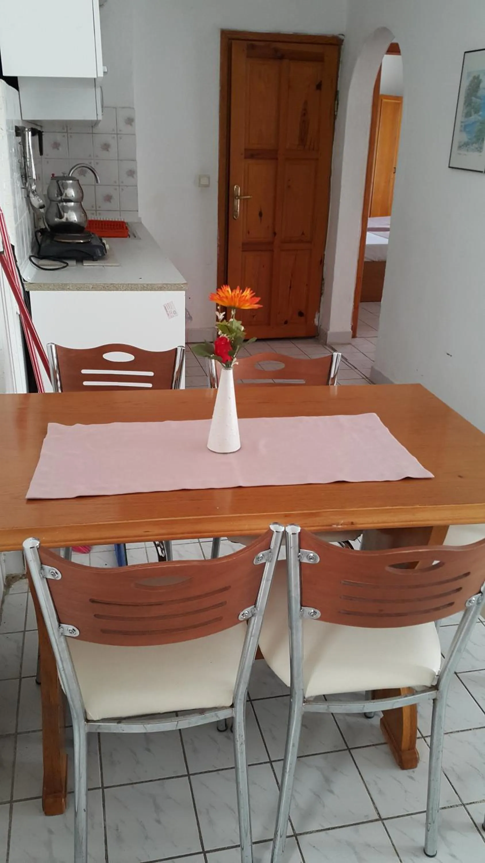 Kitchen or kitchenette in Delphin Apart Hotel