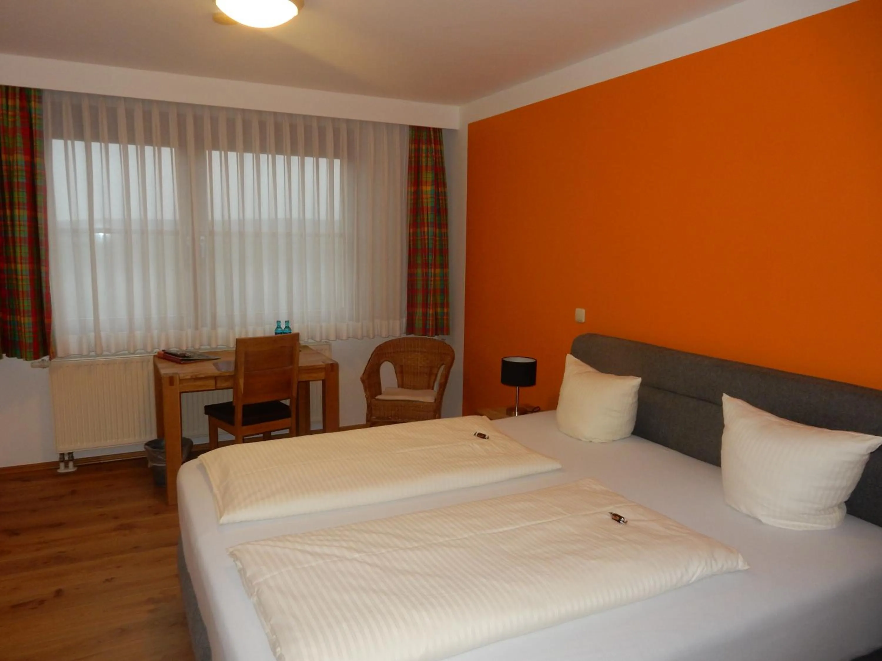 Photo of the whole room, Bed in Hotel Frankenhöhe