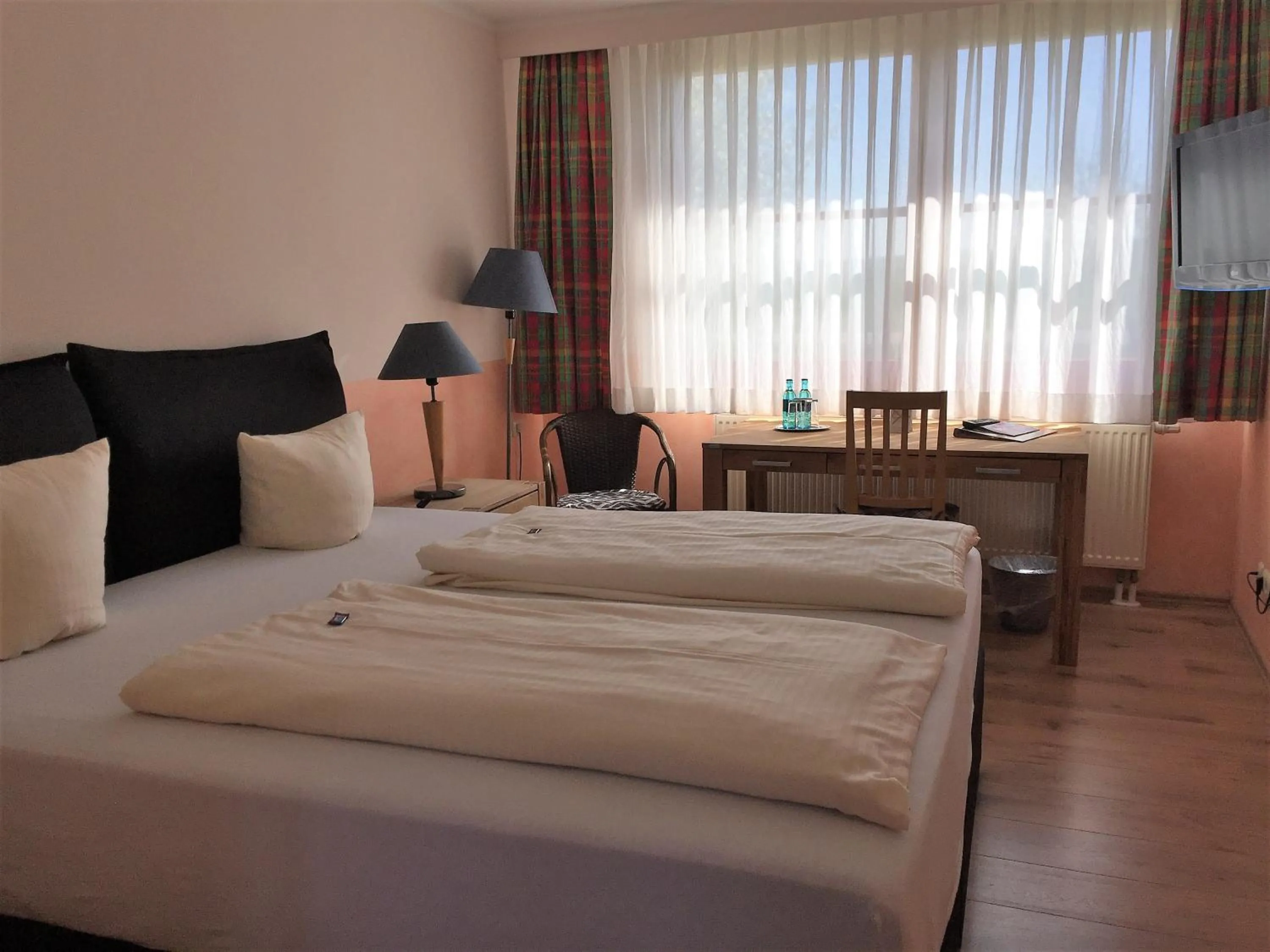 Photo of the whole room, Bed in Hotel Frankenhöhe