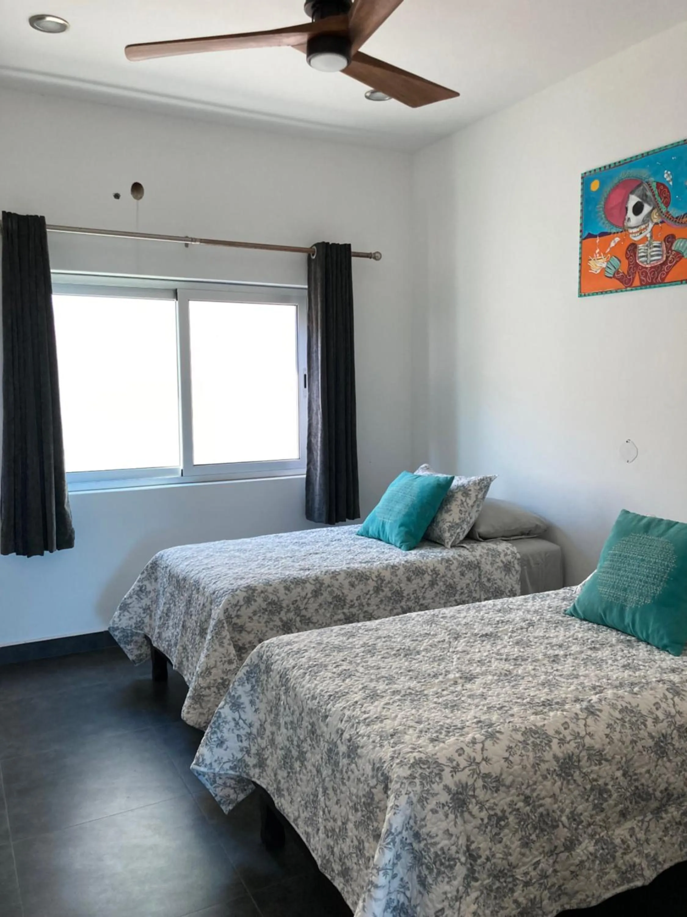 Bed in Baja Joe's Hotel