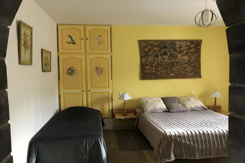 Bed in Chambre d'Hotes La Brunetière