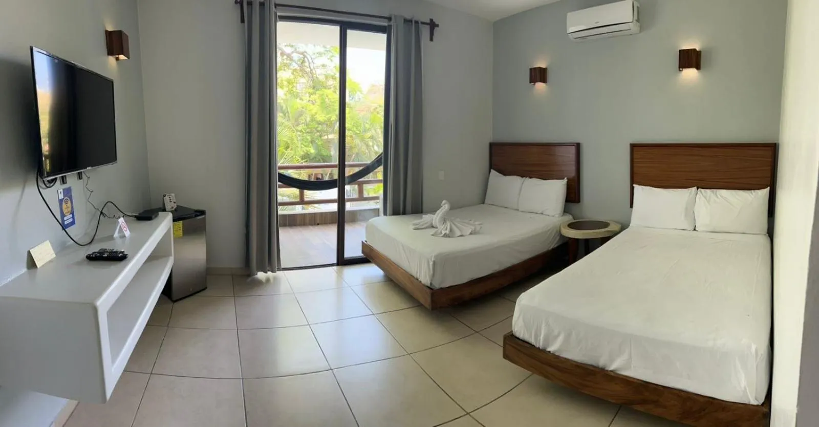 Bed in Hotel Aldea Sol