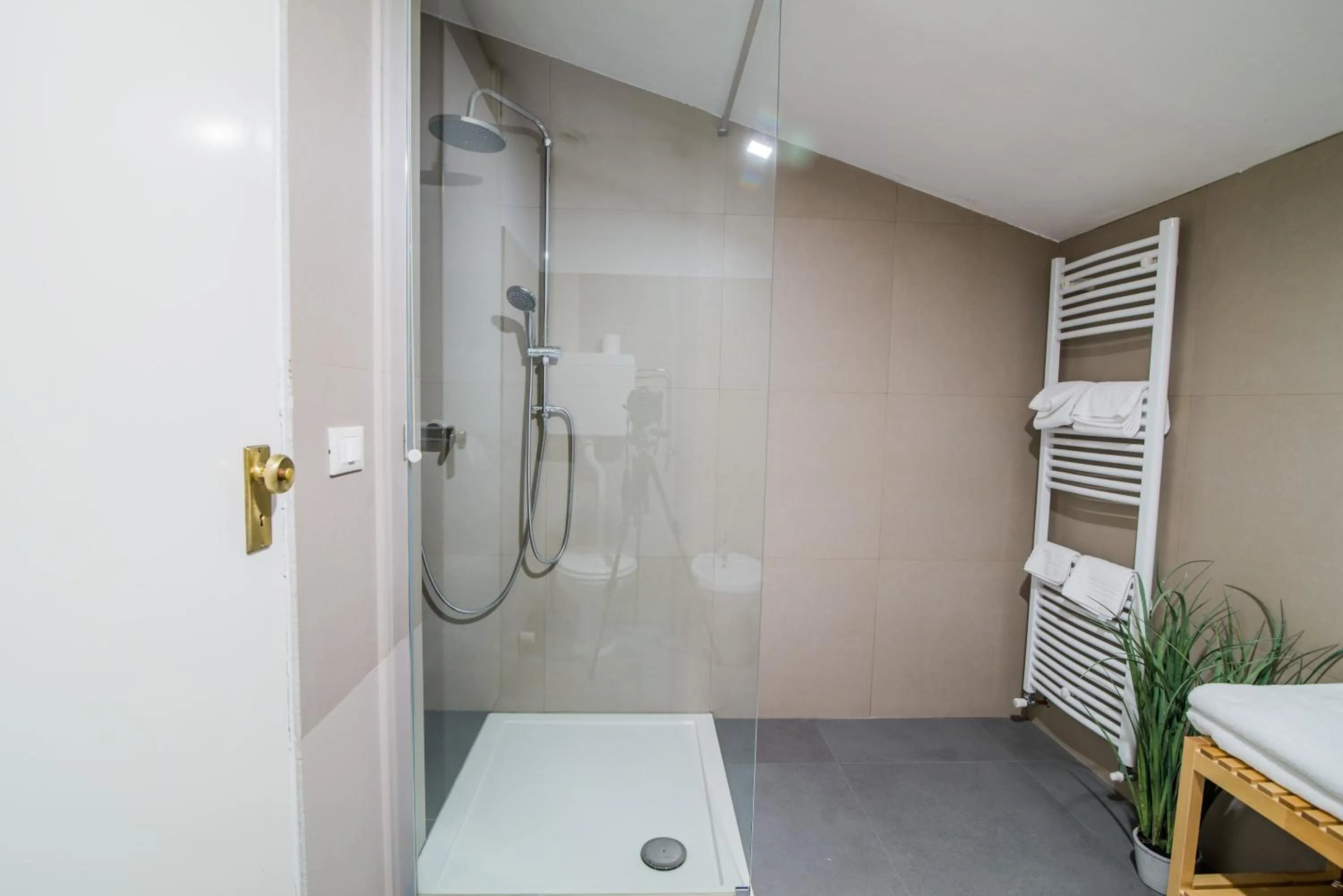 Shower in Hotel Alla Fonte