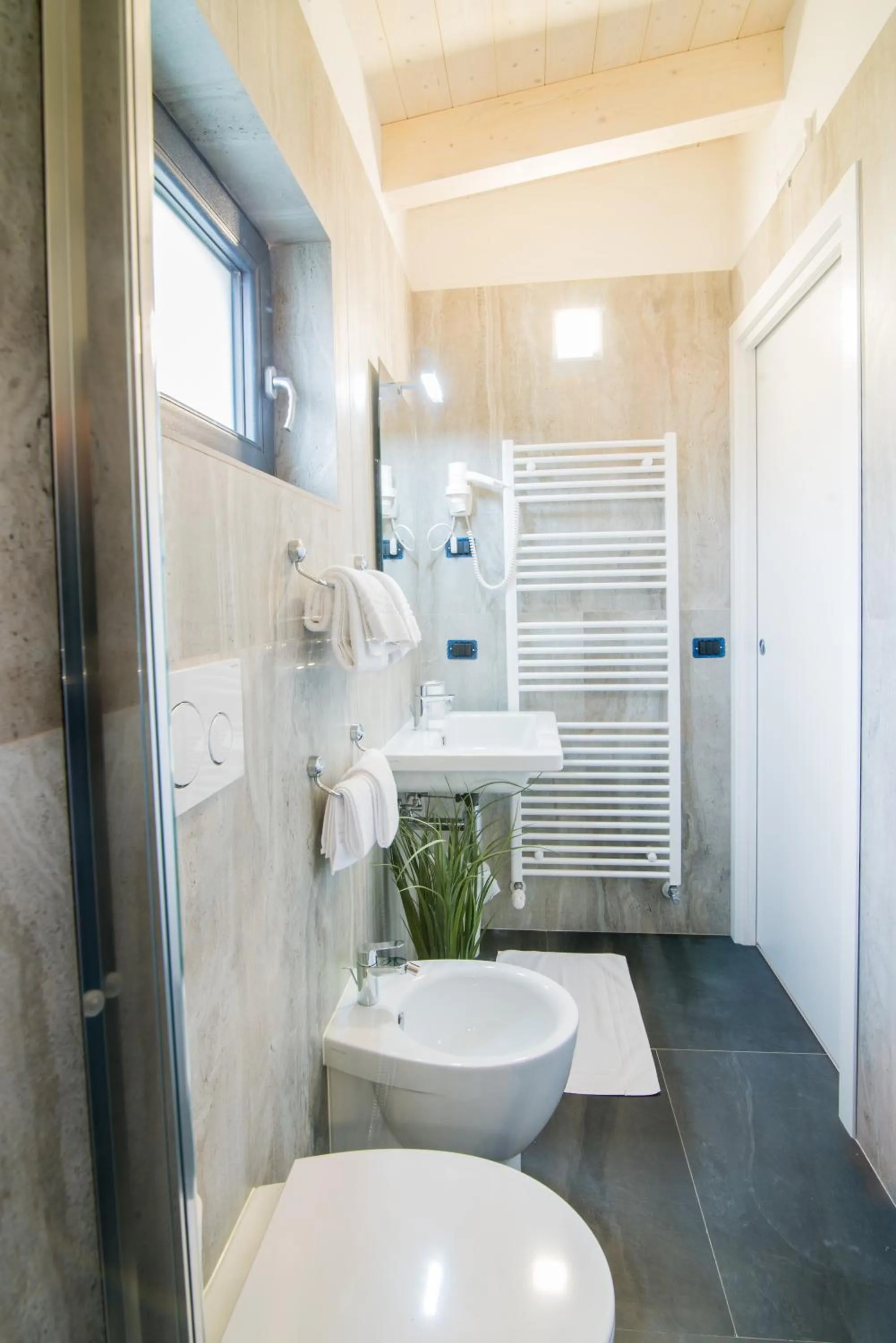 Toilet in Hotel Alla Fonte