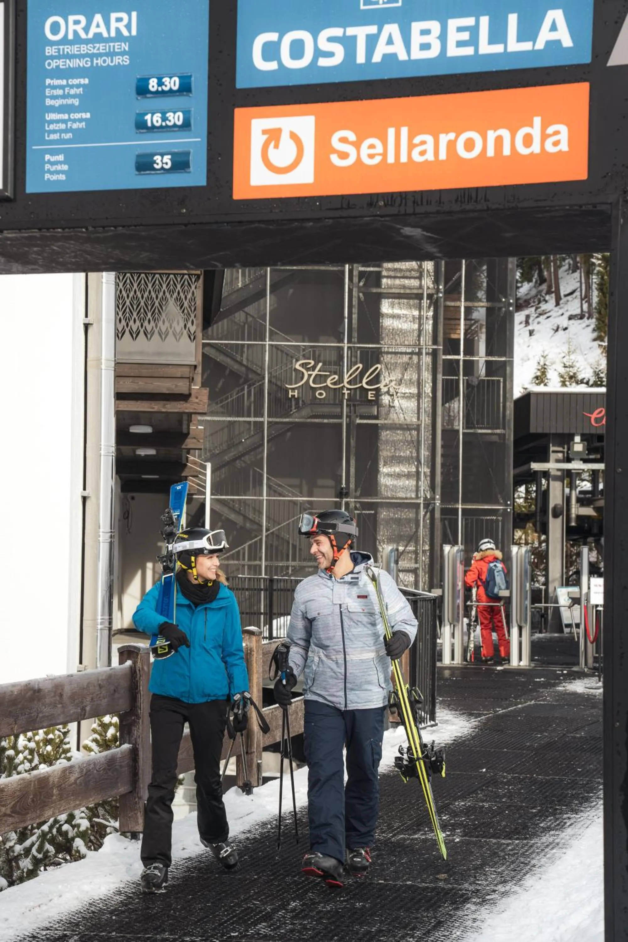 Skiing in Stella Hotel - My Dolomites Experience