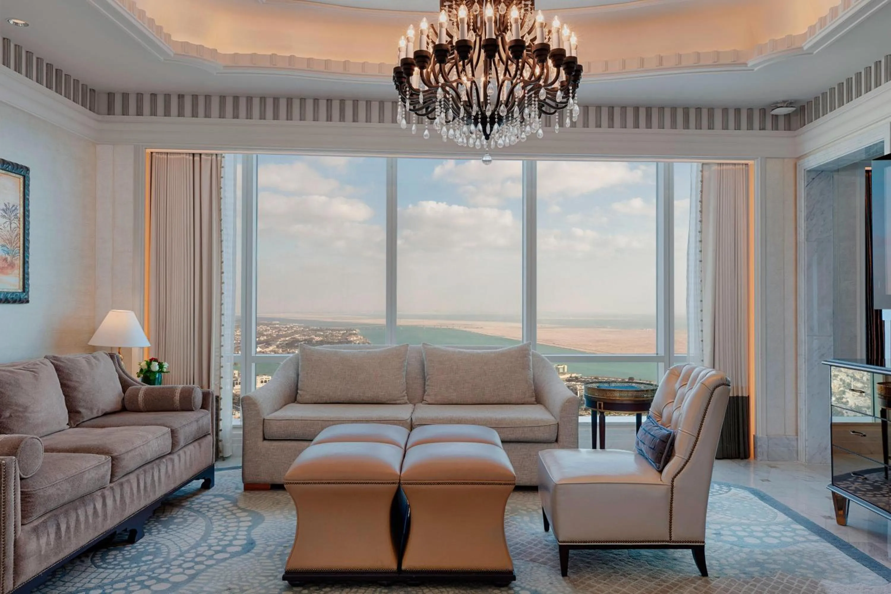 Living room in The St. Regis Abu Dhabi