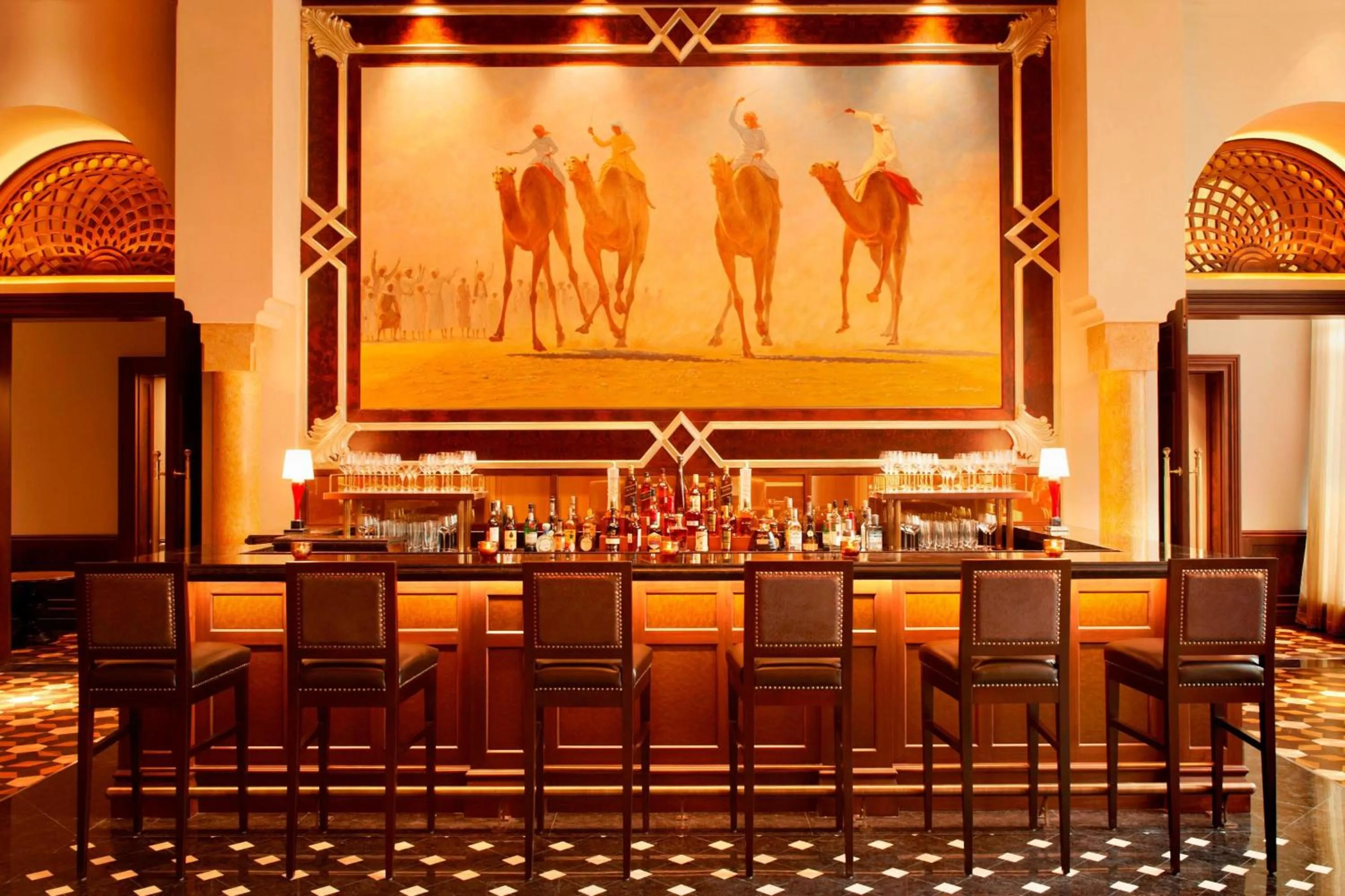 Lounge or bar in The St. Regis Abu Dhabi