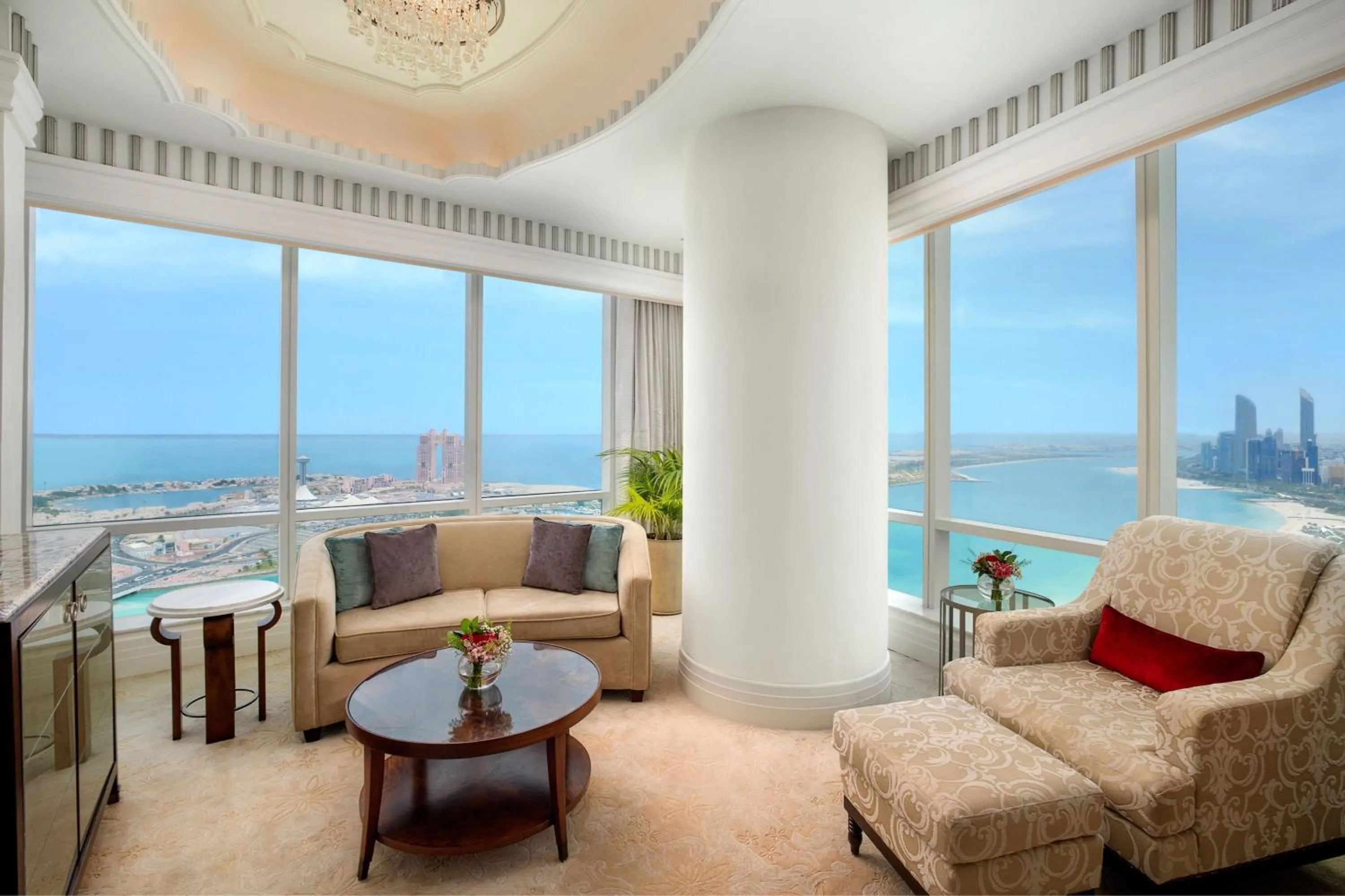 Living room in The St. Regis Abu Dhabi