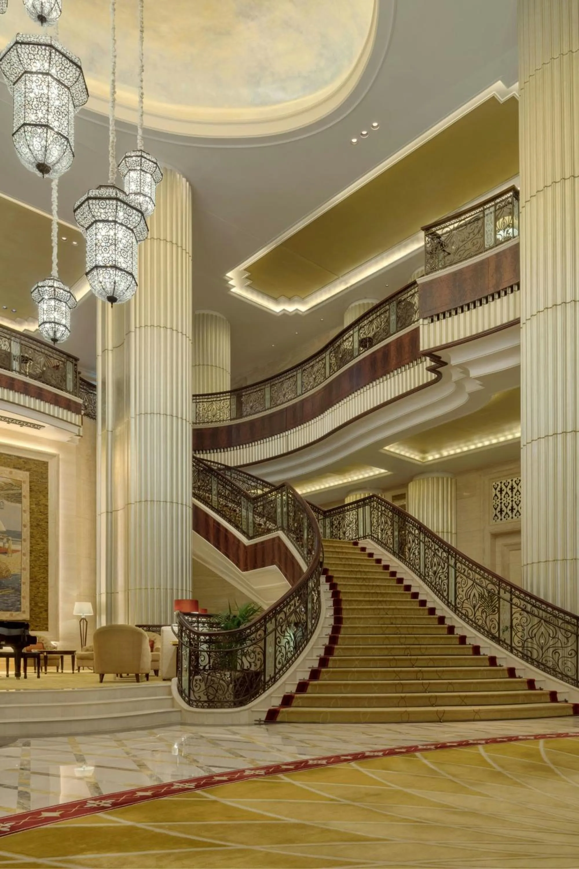 Lobby or reception in The St. Regis Abu Dhabi