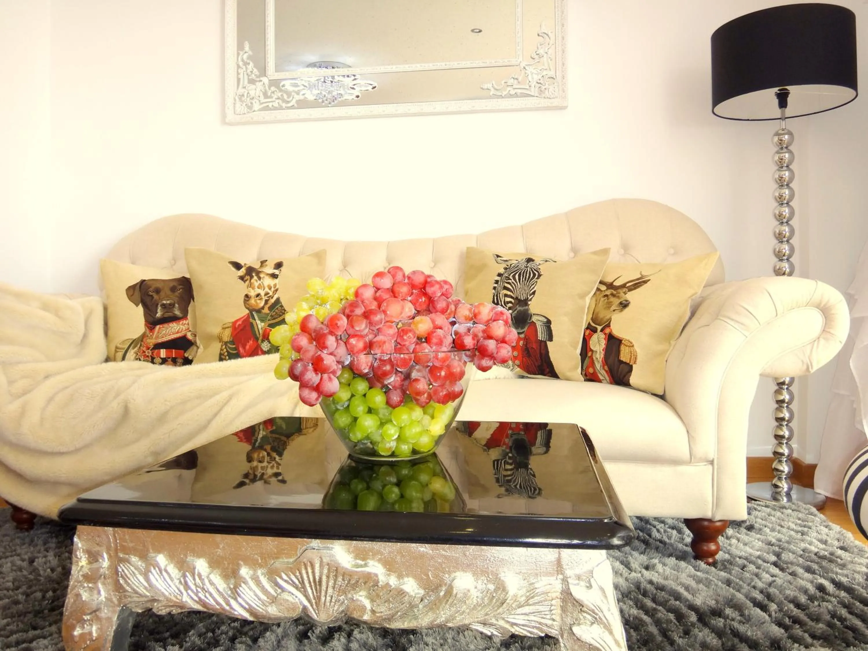 Living room in Lux Apartments Barcelona