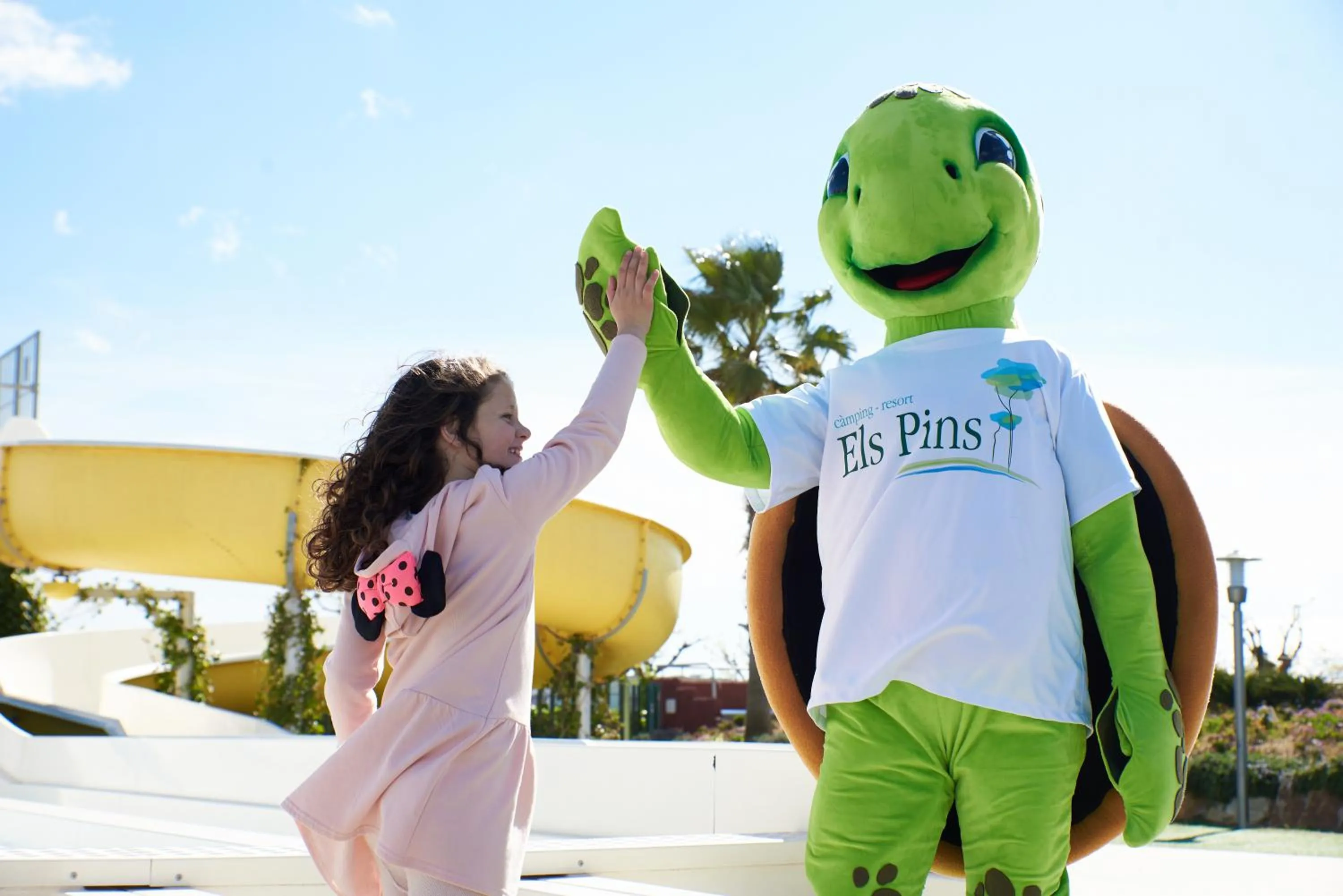 People in Camping Resort Els Pins