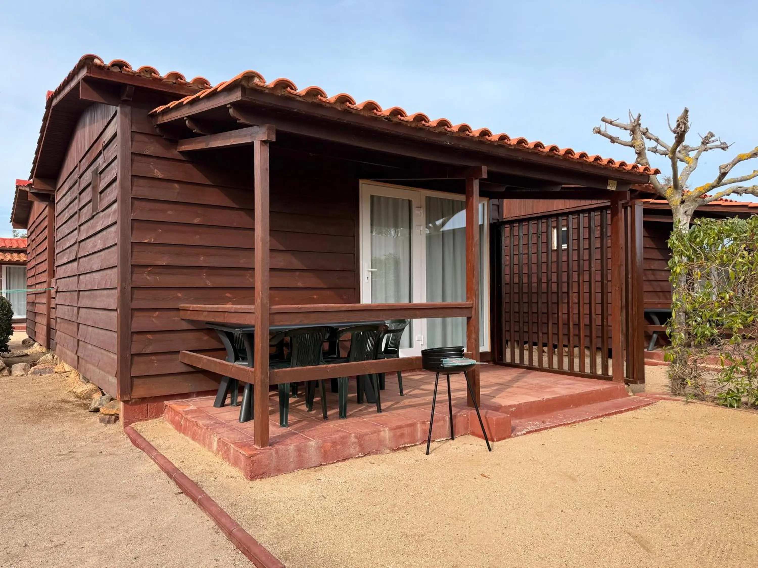 Patio in Camping Resort Els Pins