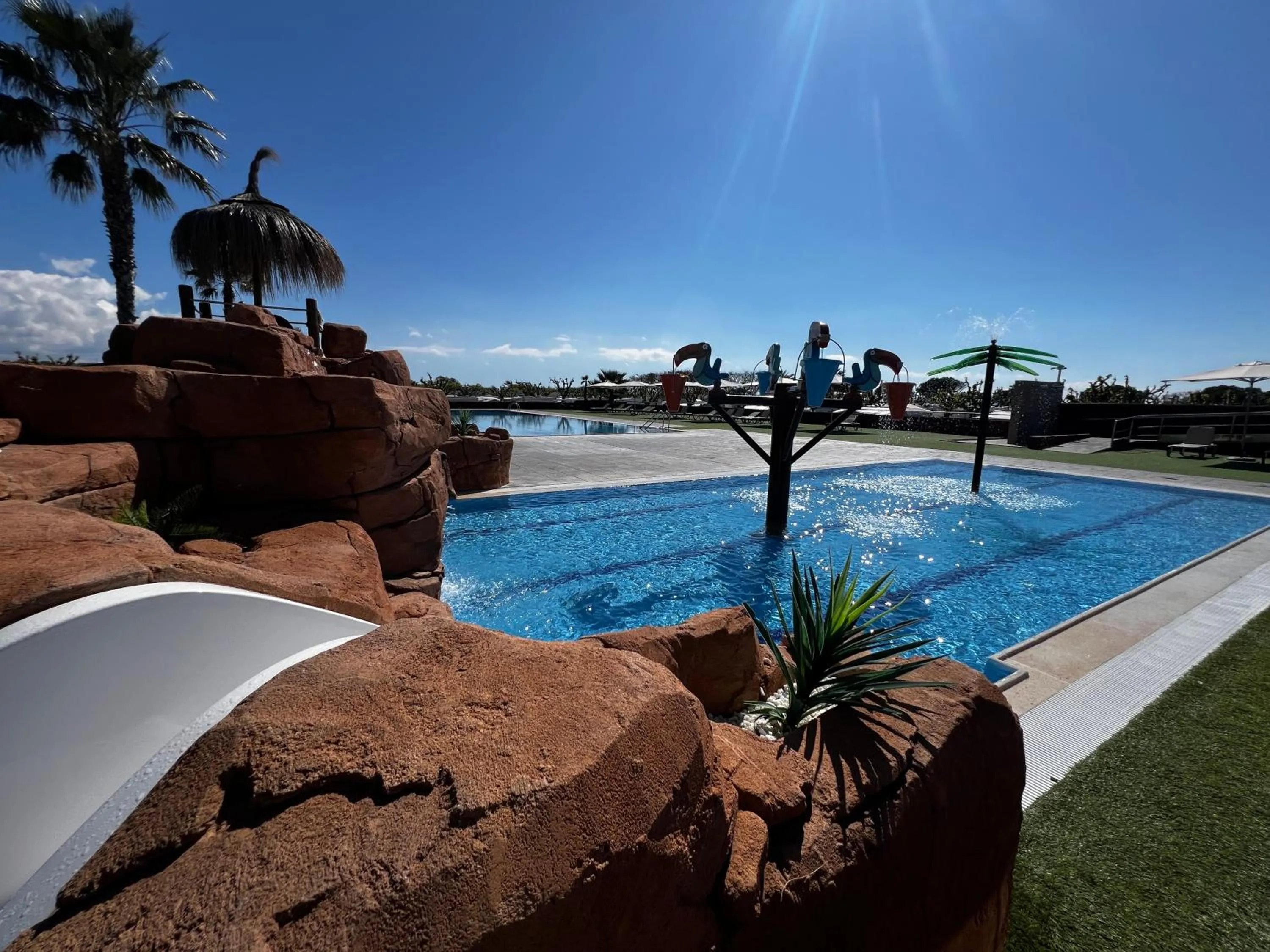 Pool view in Camping Resort Els Pins