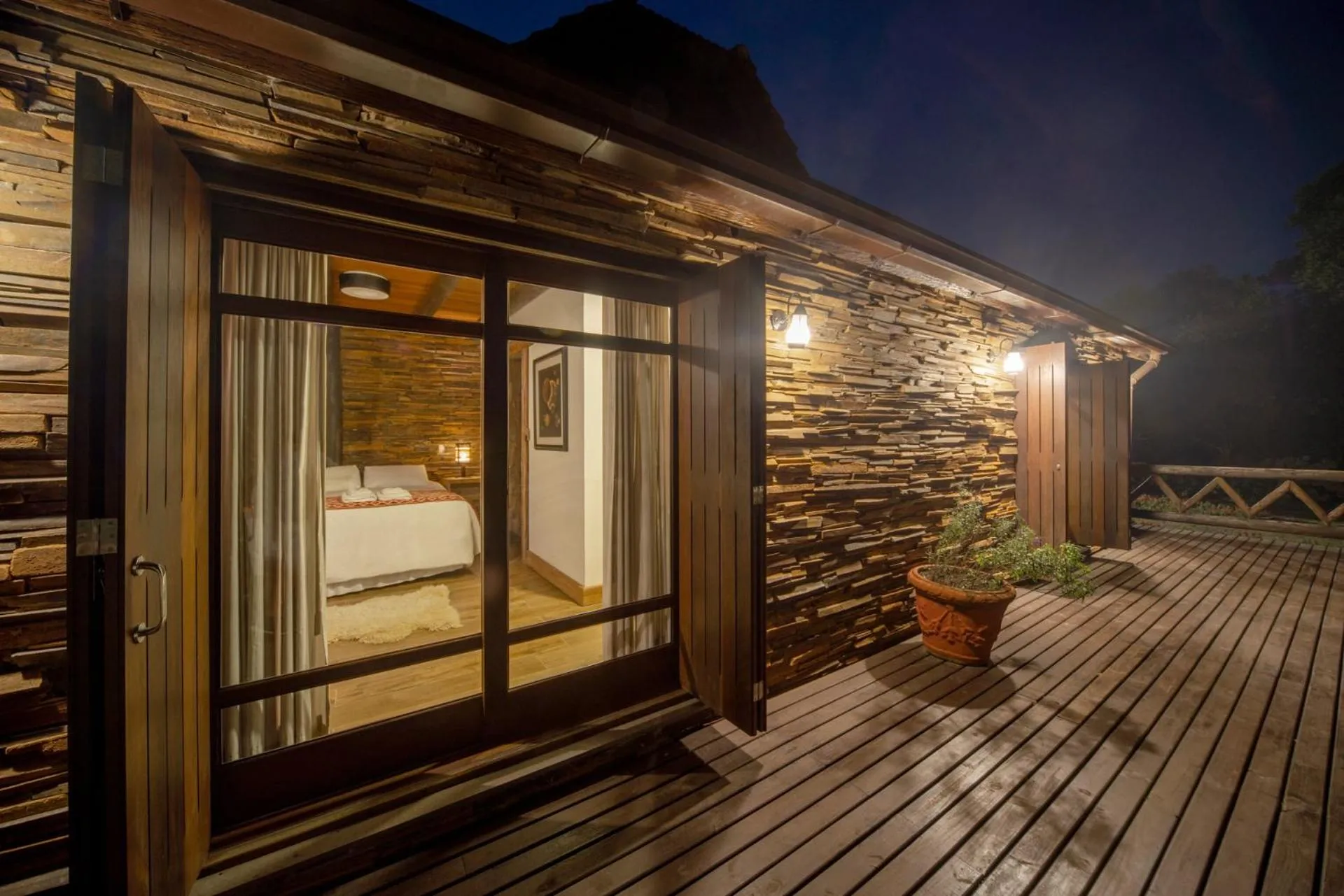 Garden view, Bed in Aires de Patagonia